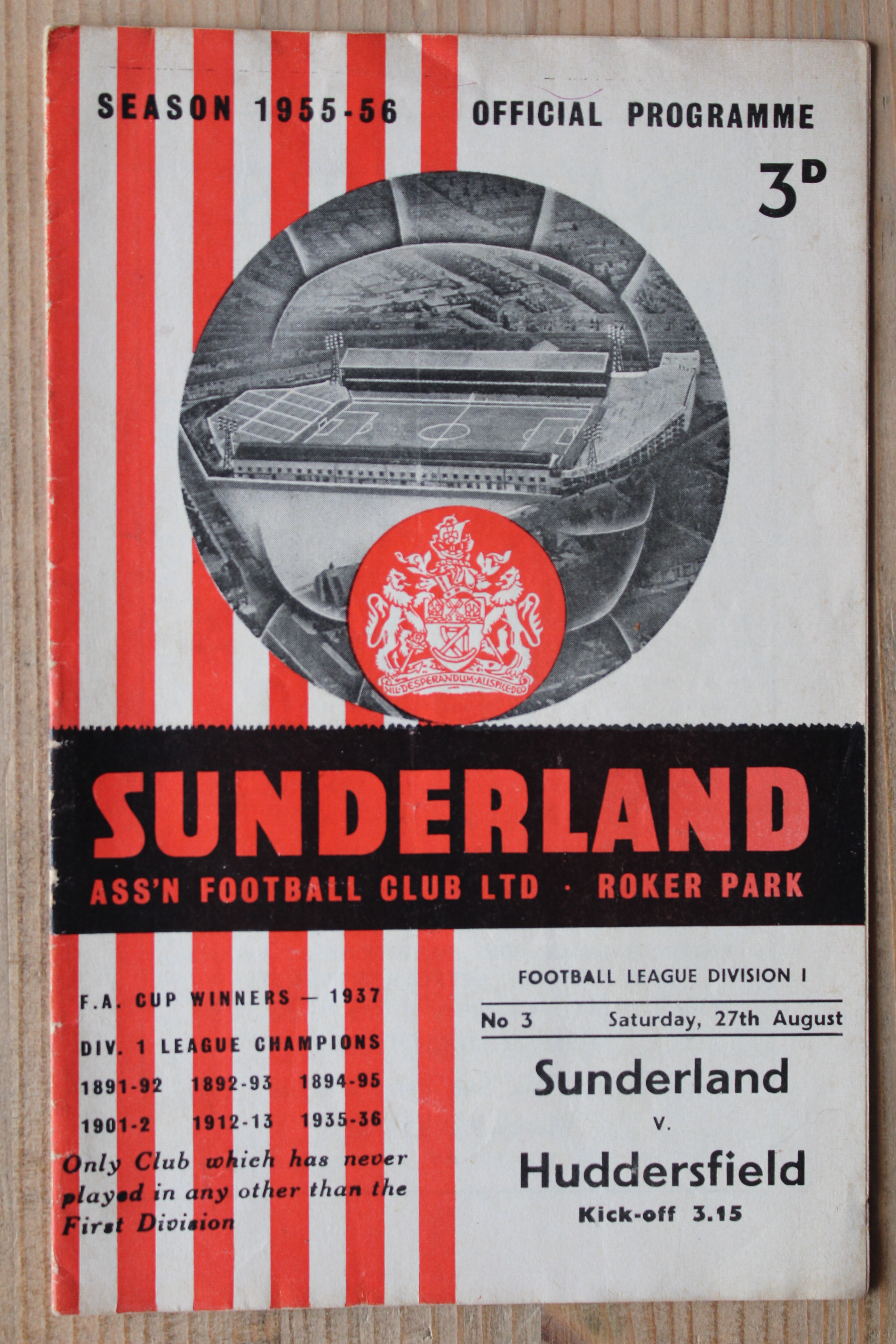 Sunderland FC v Huddersfield Town FC