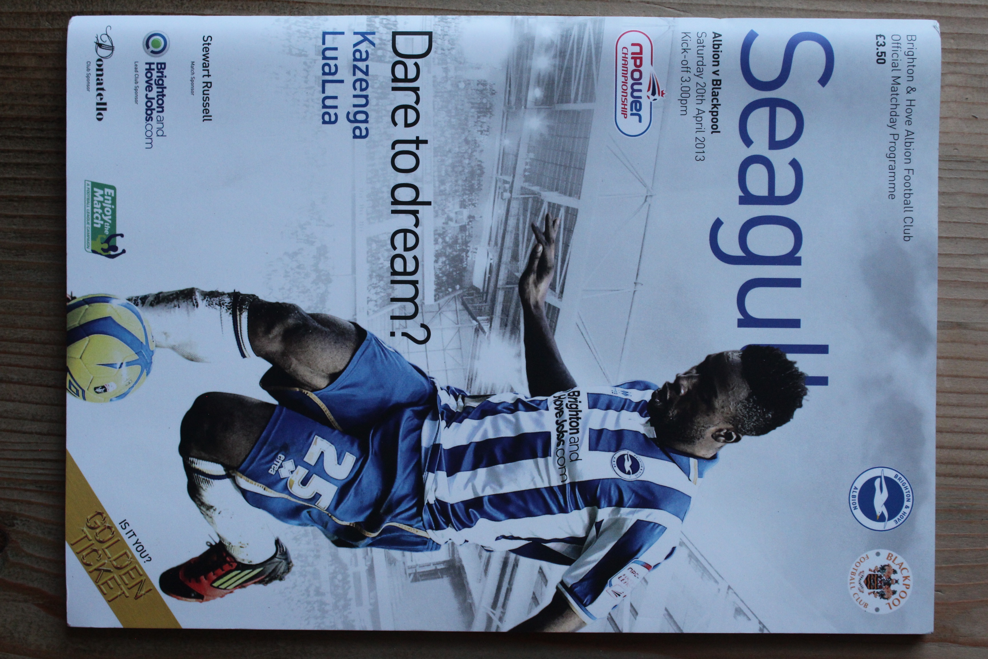 Brighton & Hove Albion FC v Blackpool FC