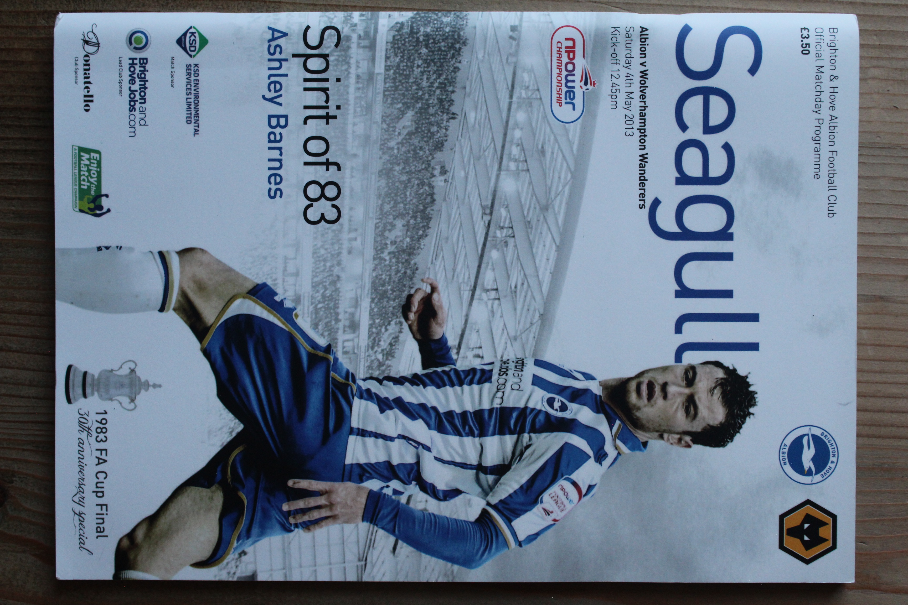 Brighton & Hove Albion FC v Wolverhampton Wanderers FC