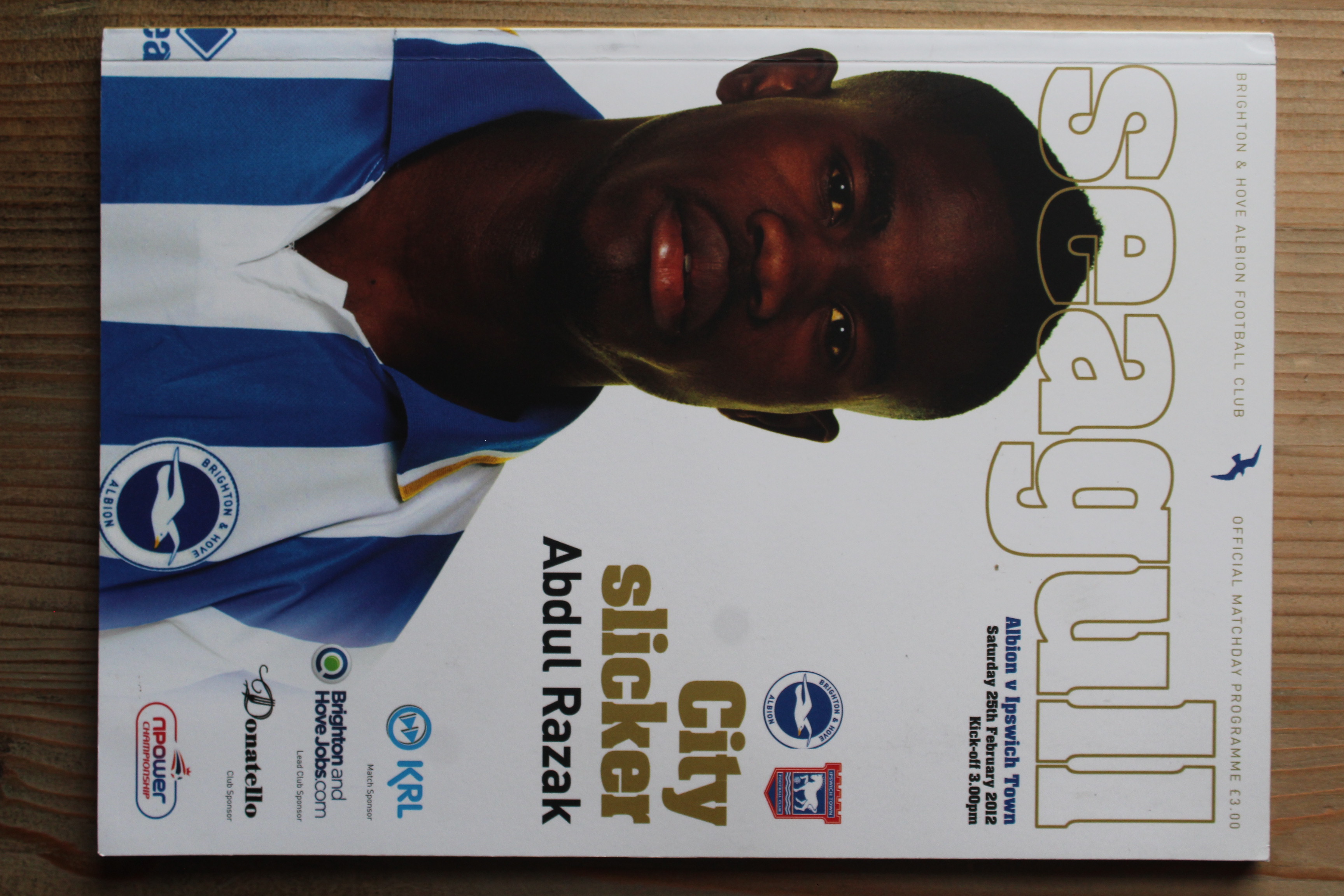 Brighton & Hove Albion FC v Ipswich Town FC