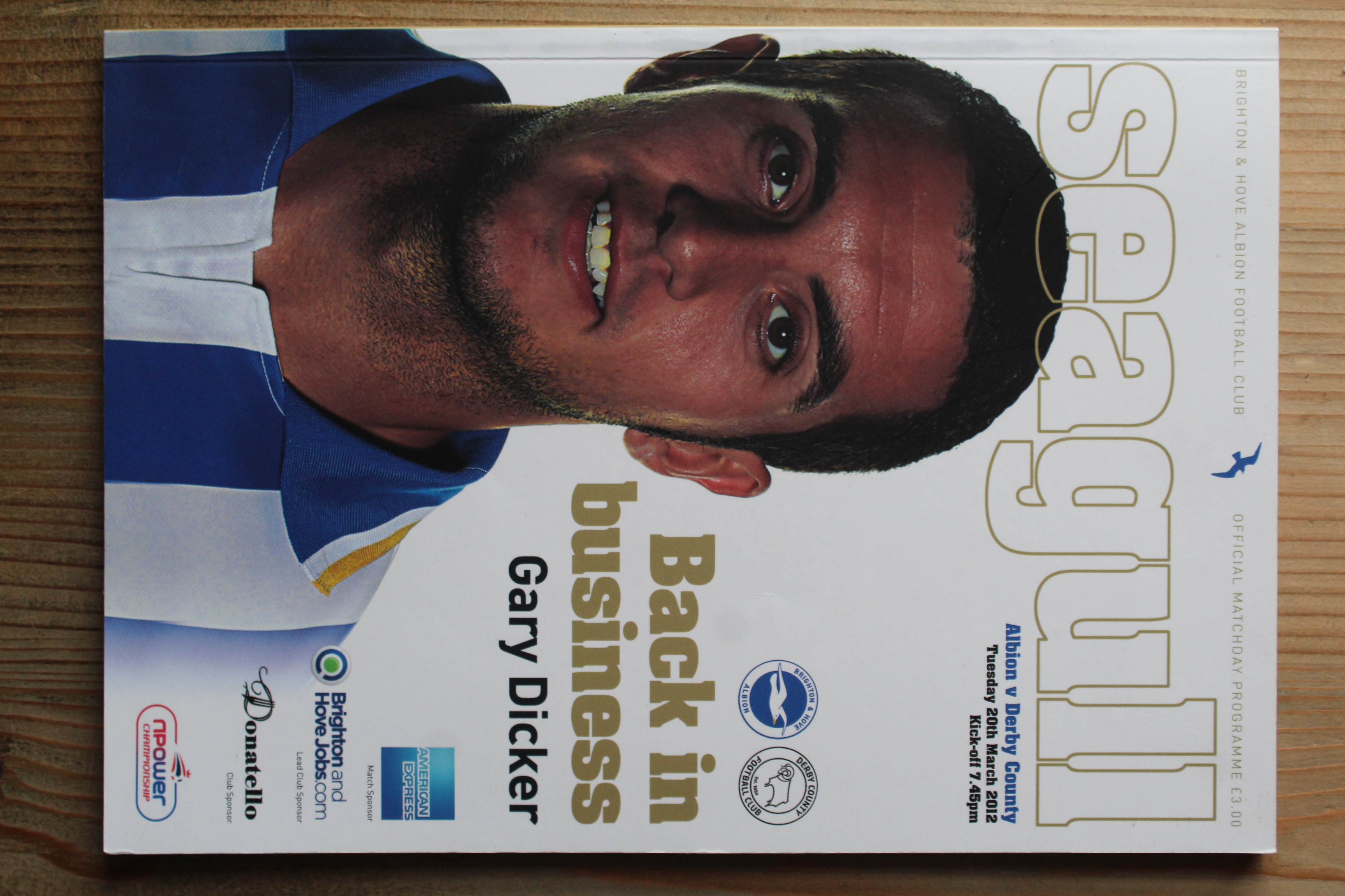 Brighton & Hove Albion FC v Derby County FC