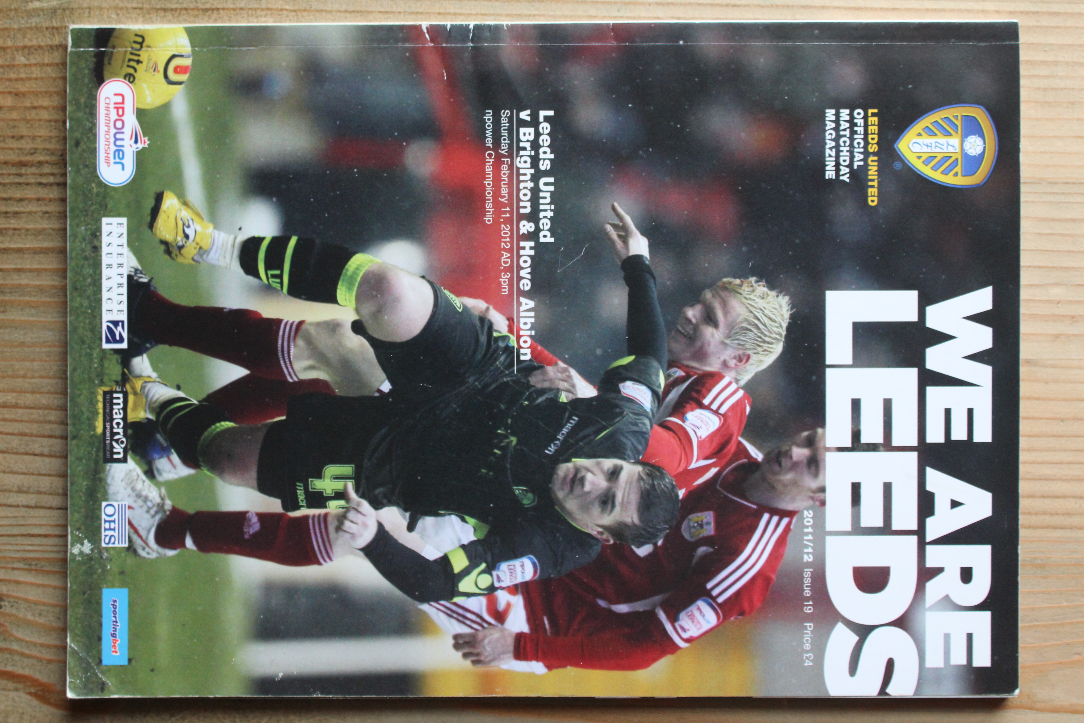 Leeds United FC v Brighton & Hove Albion FC