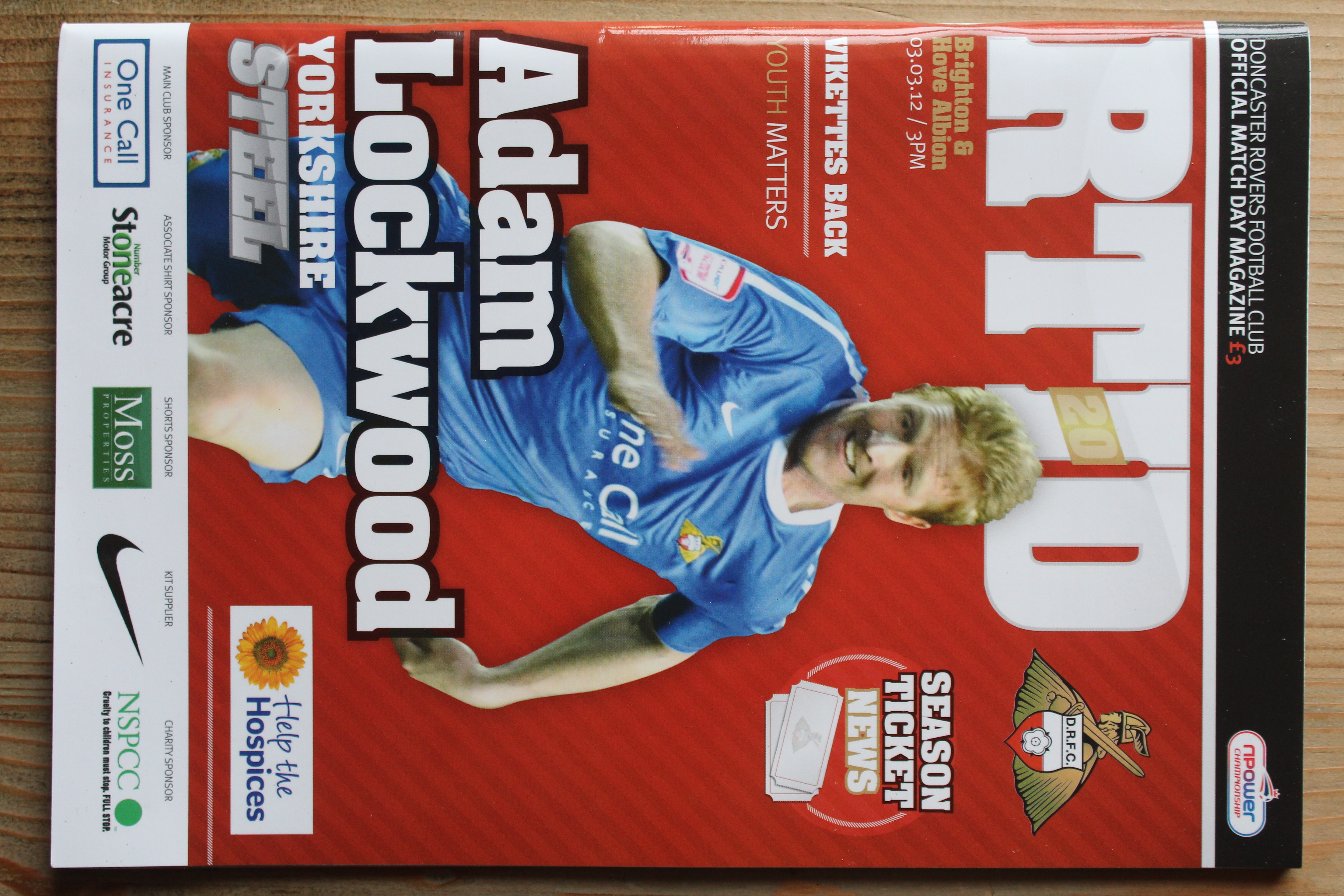 Doncaster Rovers FC v Brighton & Hove Albion FC