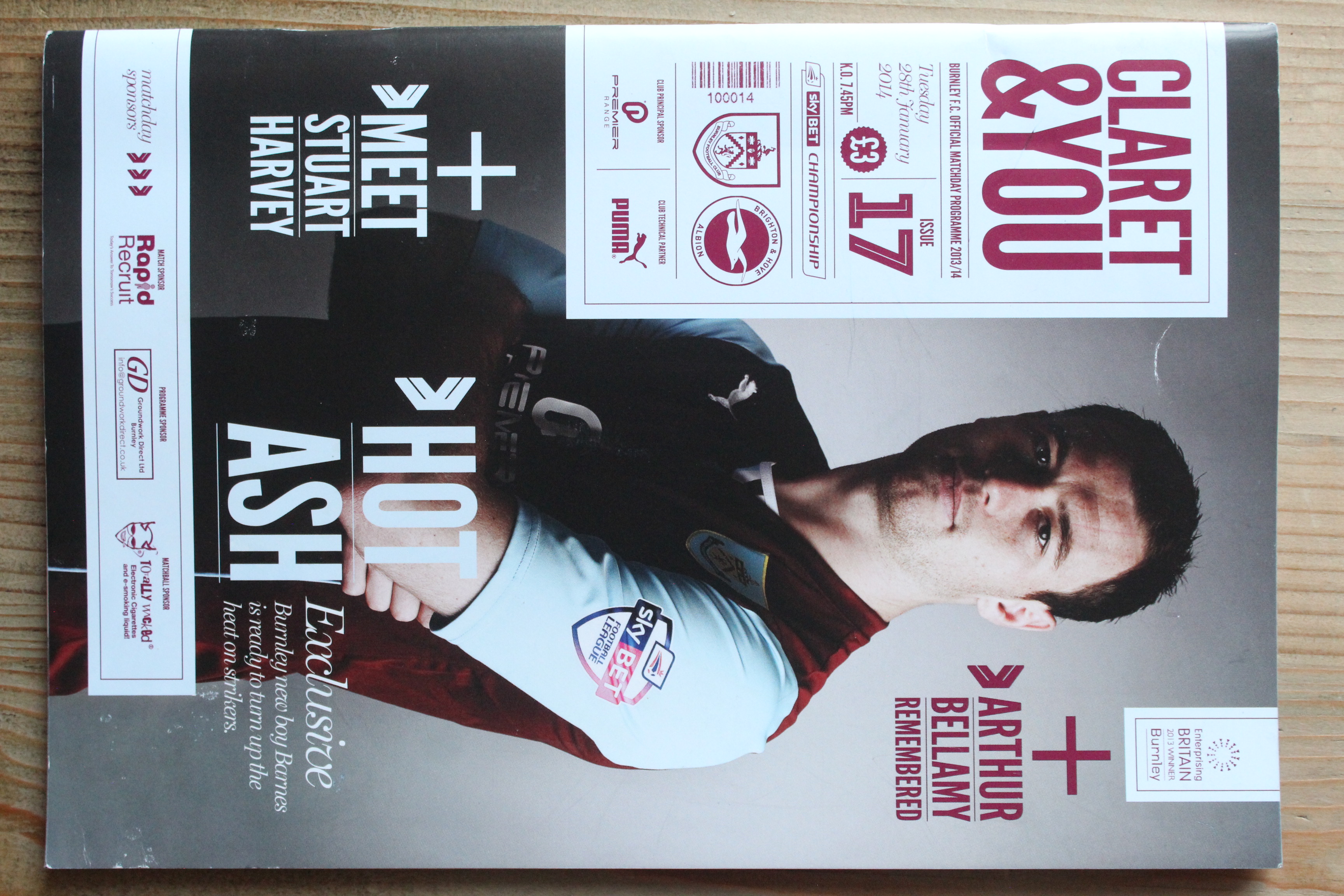 Burnley FC v Brighton & Hove Albion FC