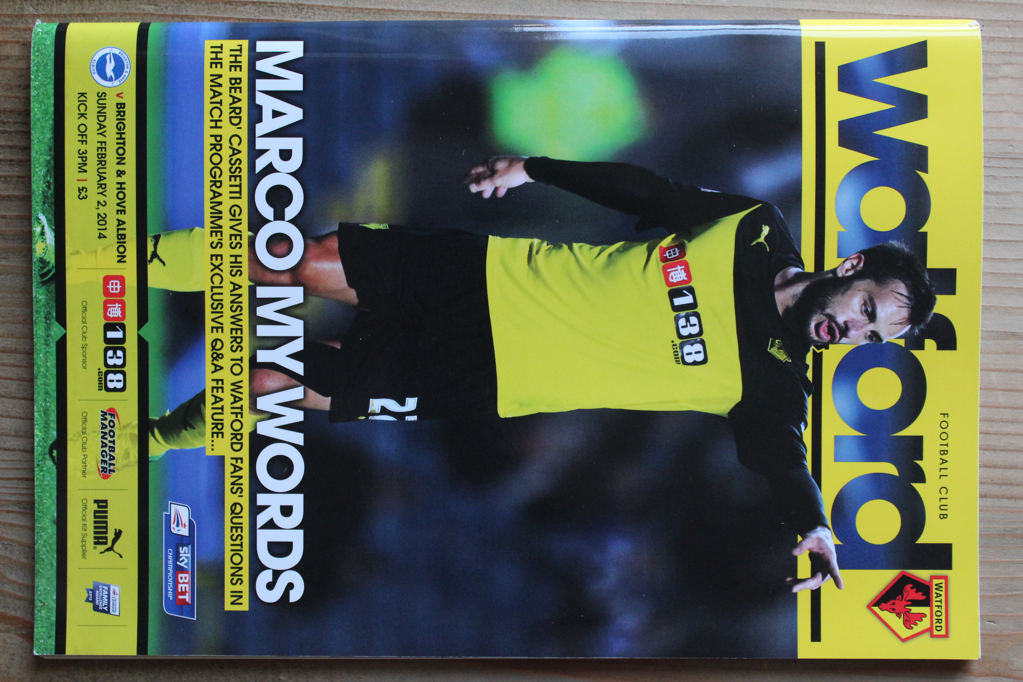 Watford FC v Brighton & Hove Albion FC