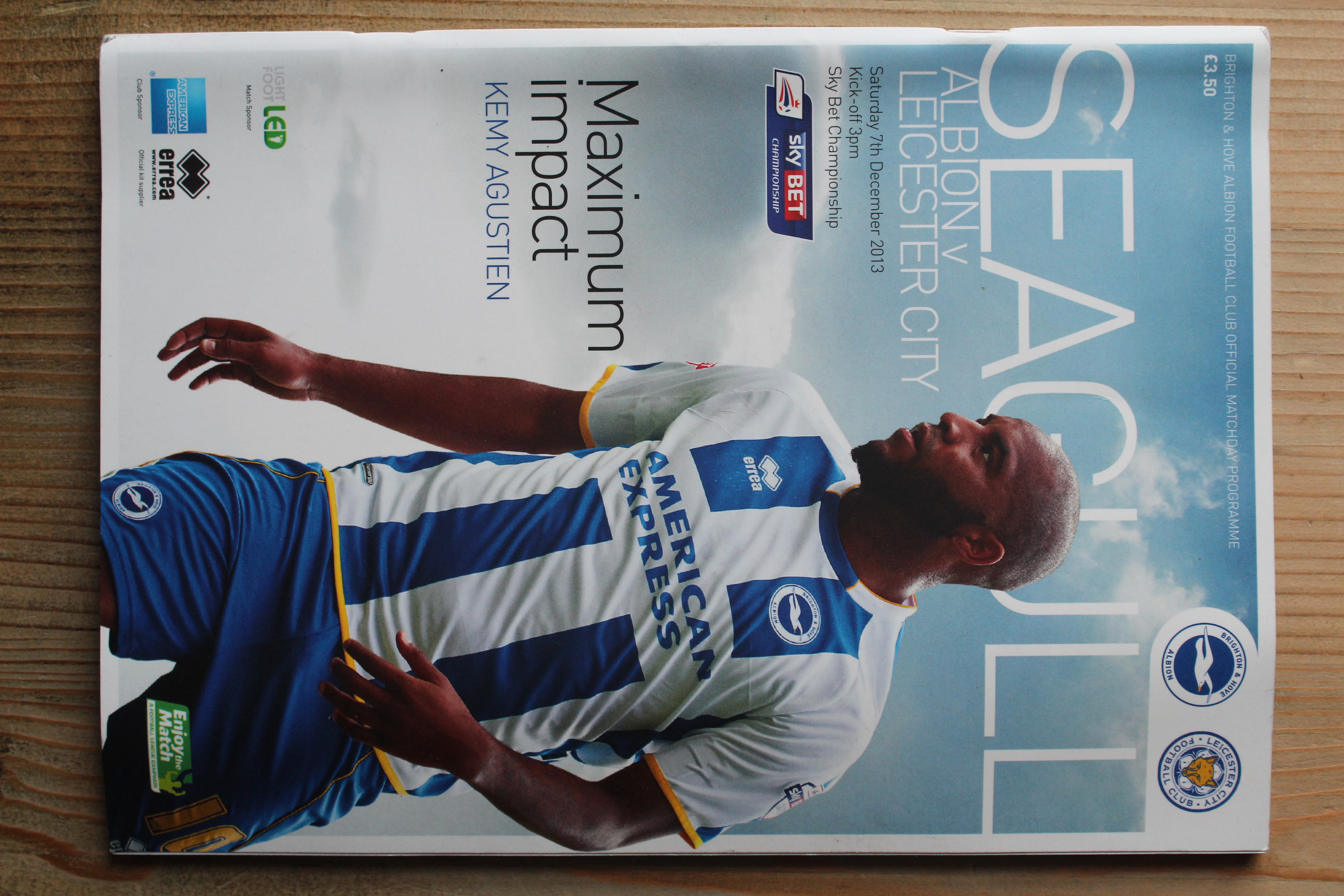 Brighton & Hove Albion FC v Leicester City FC