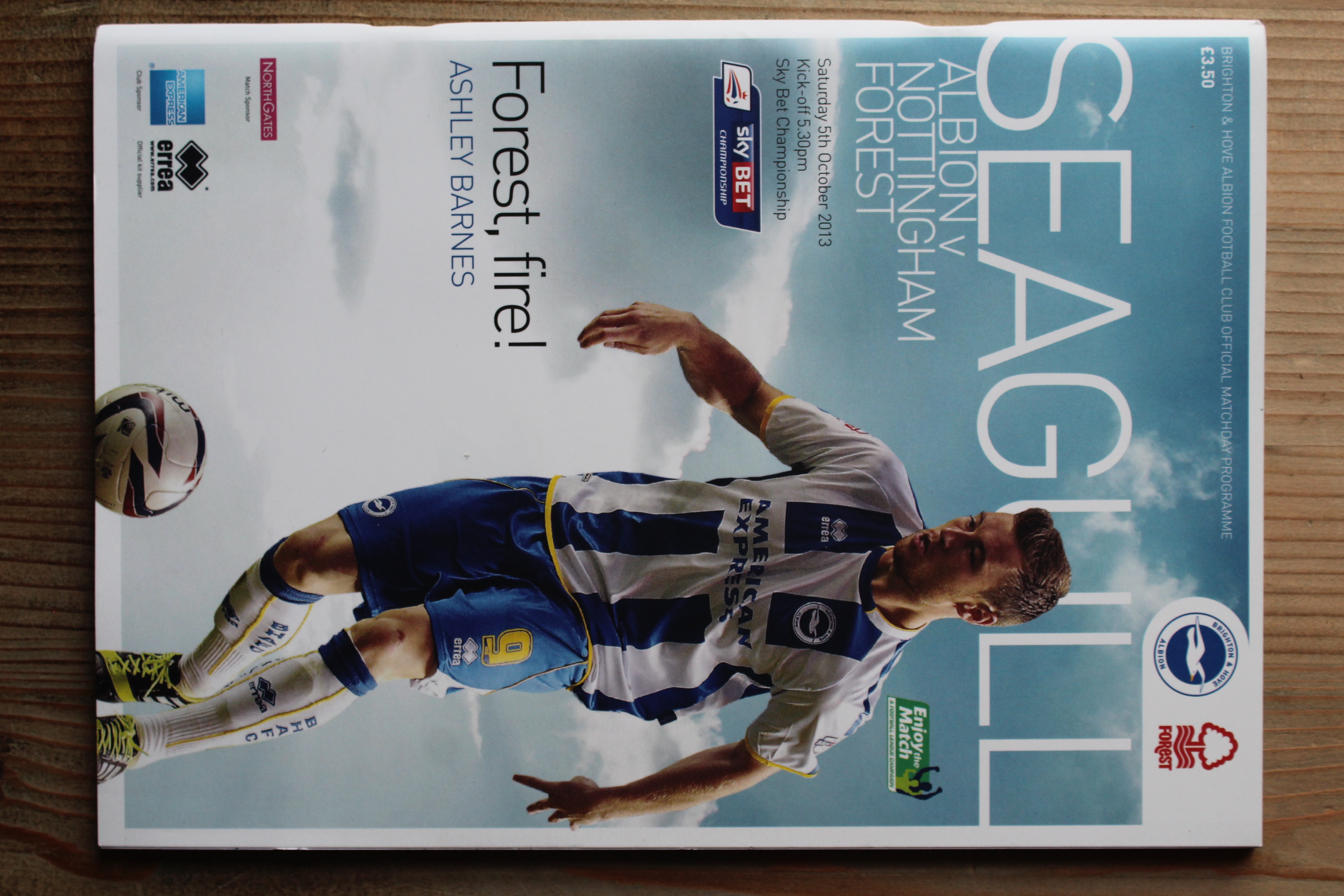 Brighton & Hove Albion FC v Nottingham Forest FC