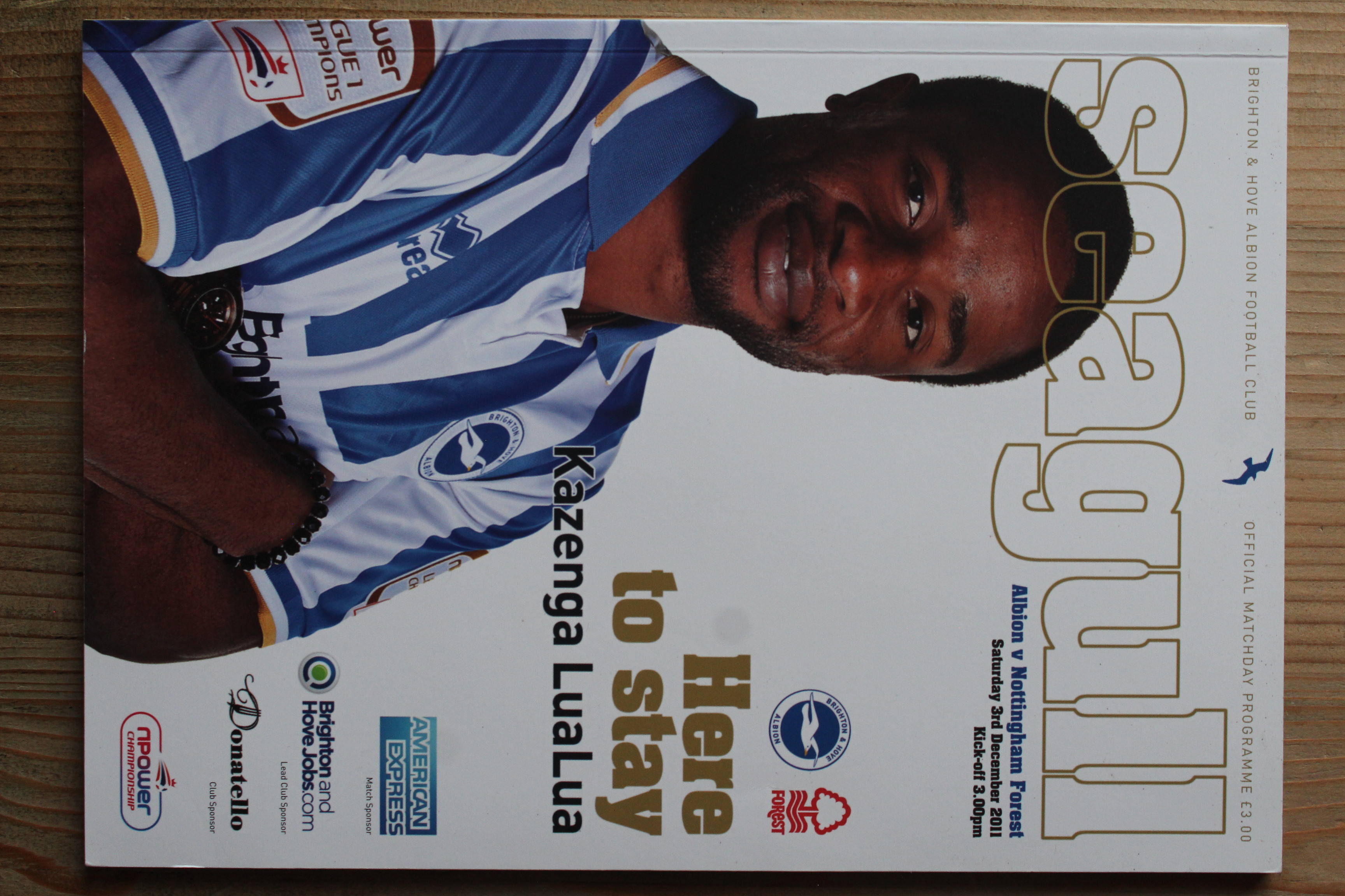 Brighton & Hove Albion FC v Nottingham Forest FC