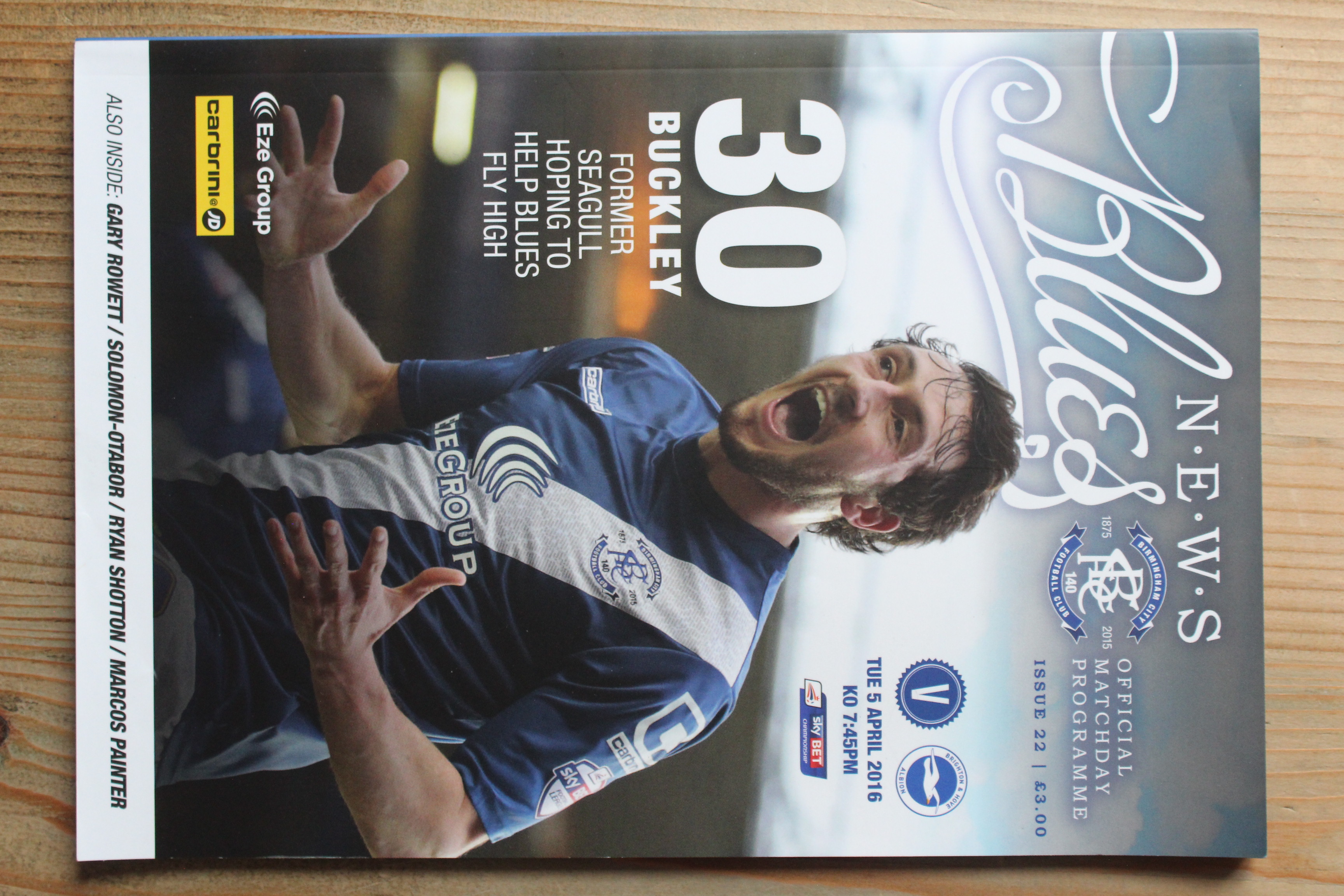 Birmingham City FC v Brighton & Hove Albion FC