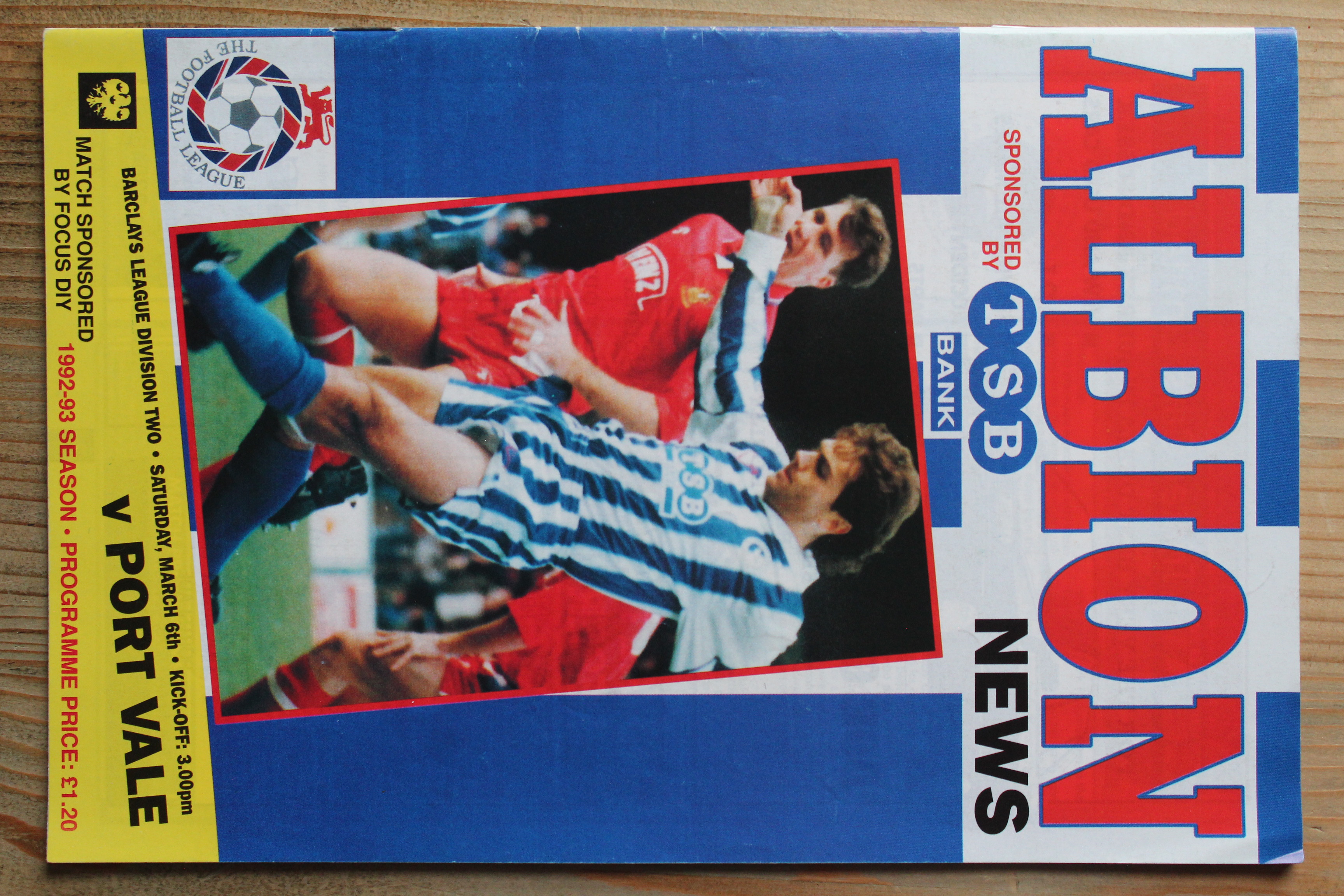 Brighton & Hove Albion FC v Port Vale FC