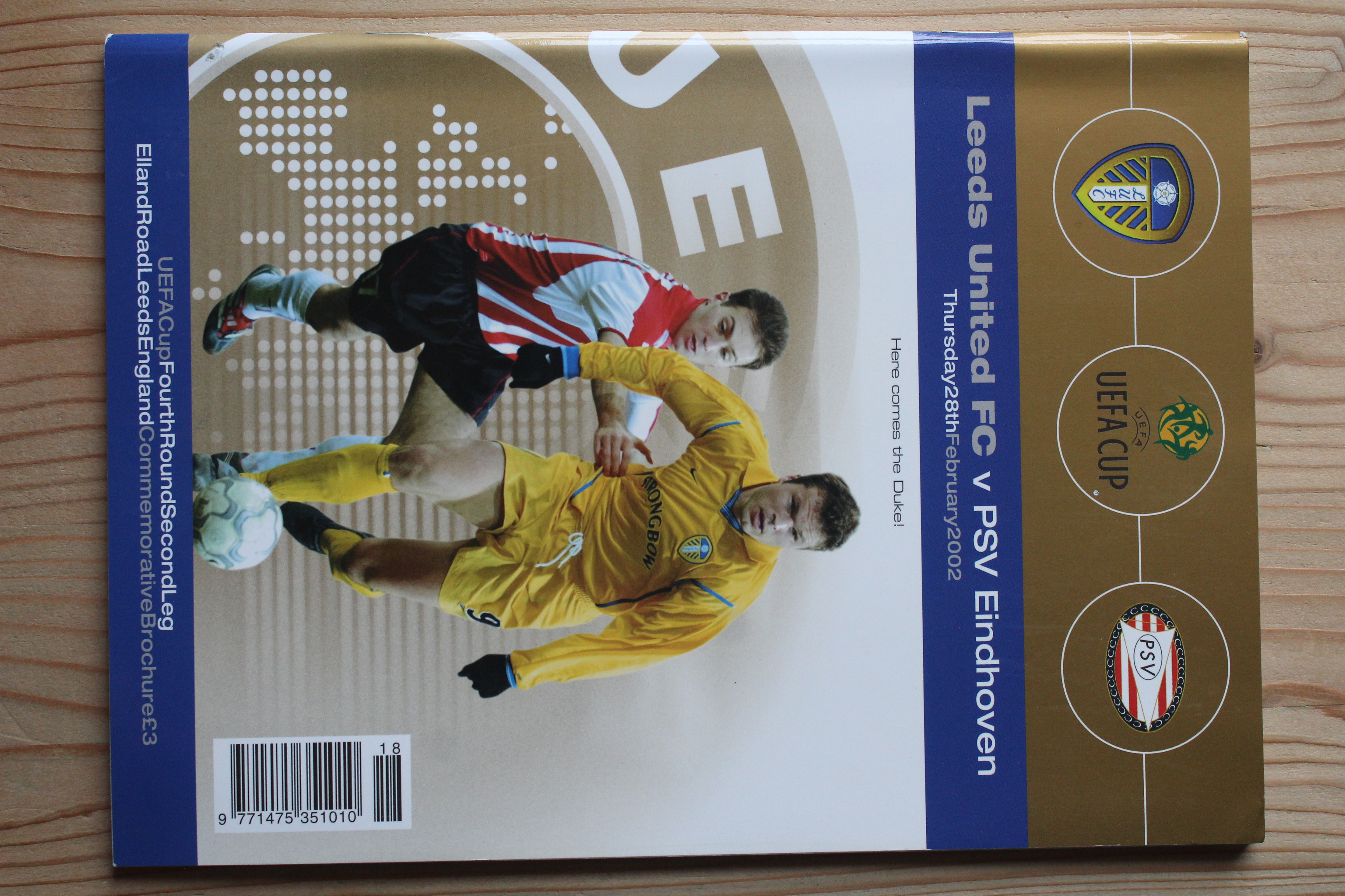 Leeds United FC v PSV Eindhoven