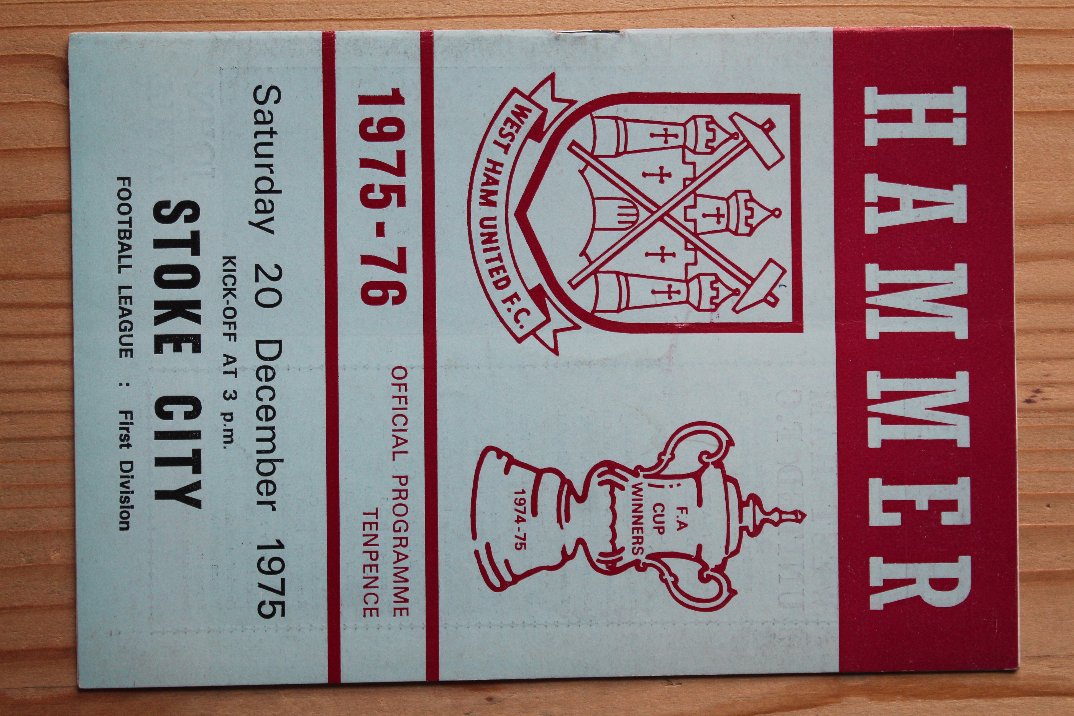West Ham United FC v Stoke City FC