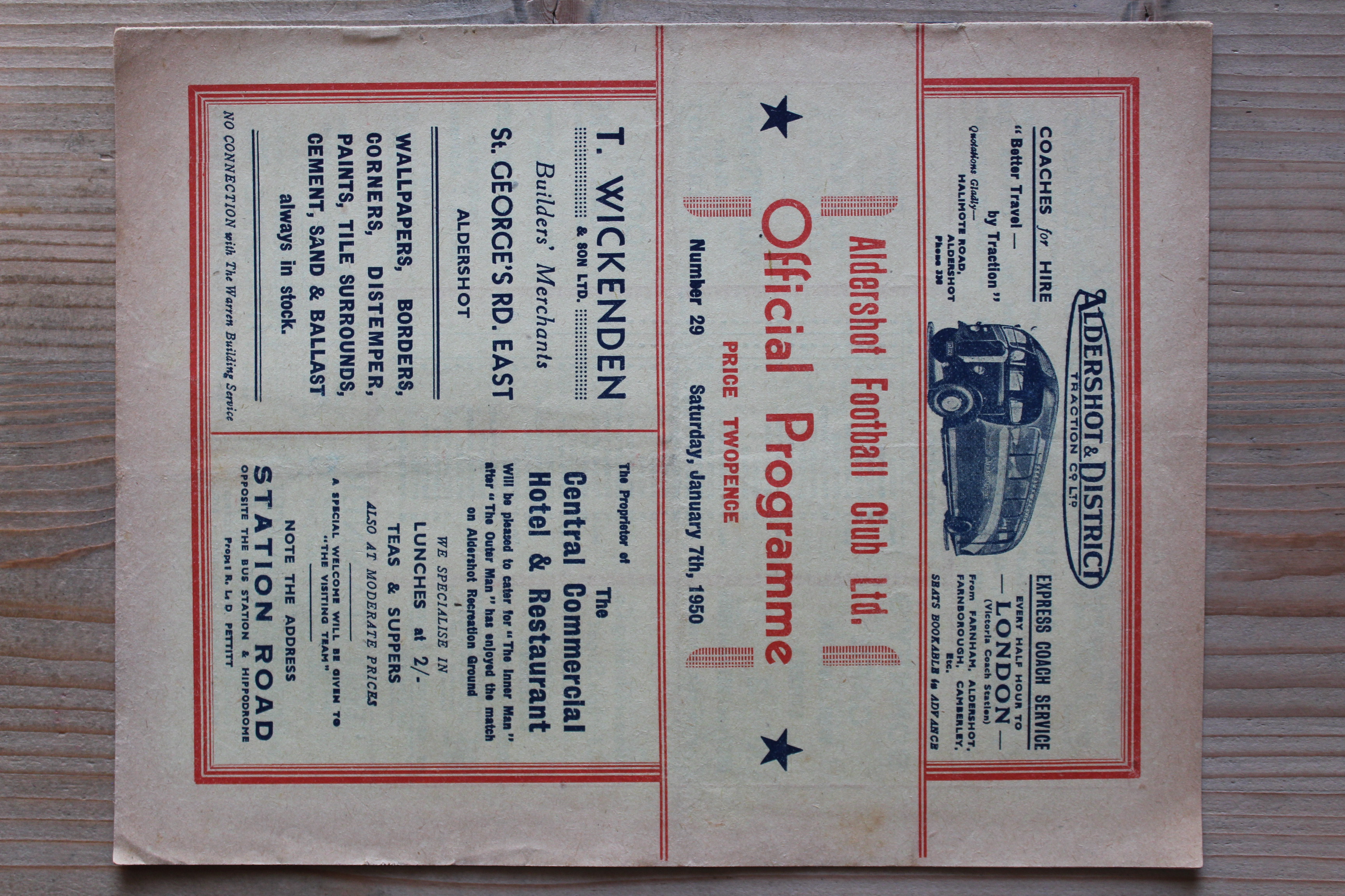 Aldershot F.C (Res) v Swindon Town (Res)