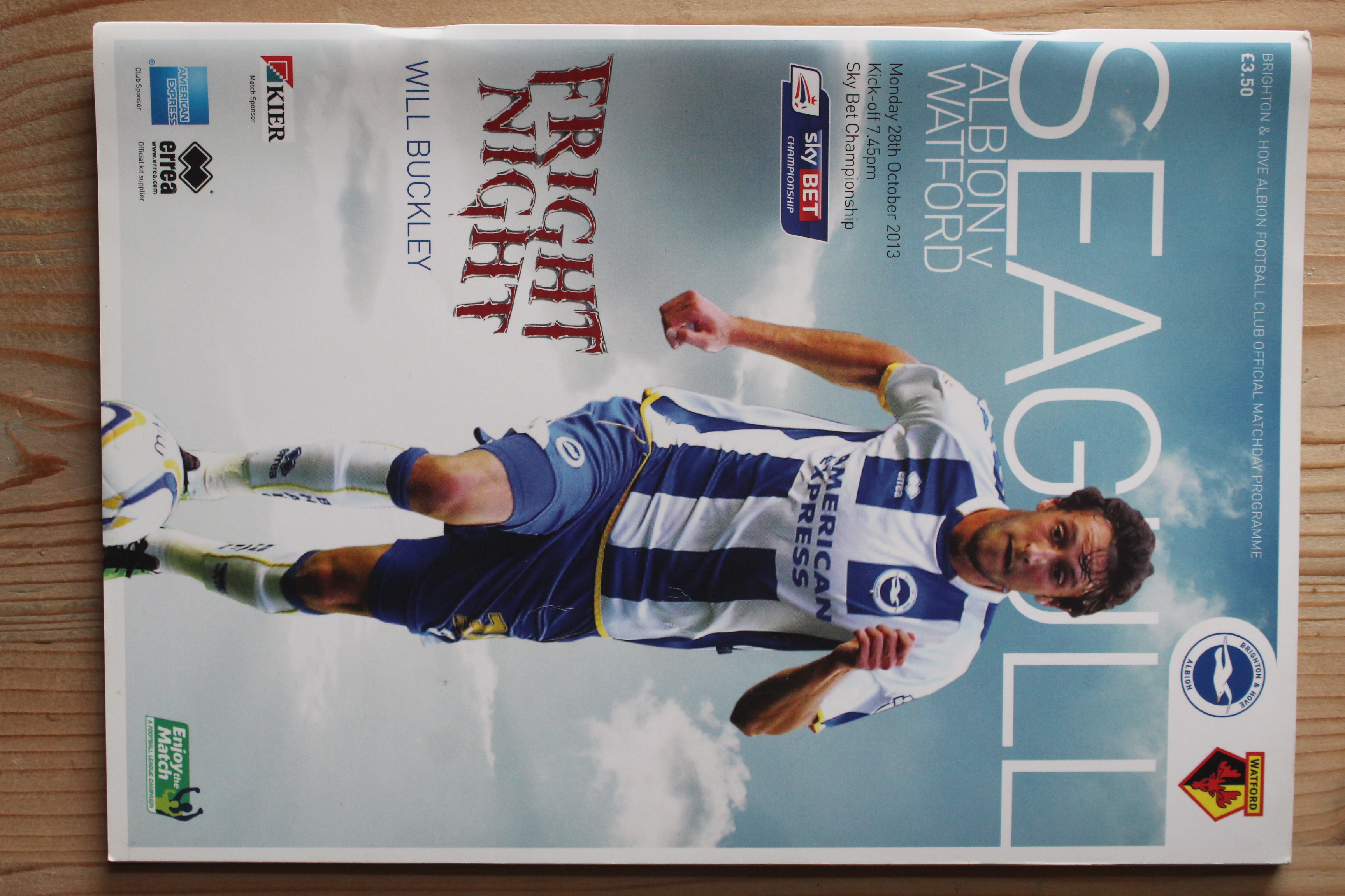 Brighton & Hove Albion FC v Watford FC