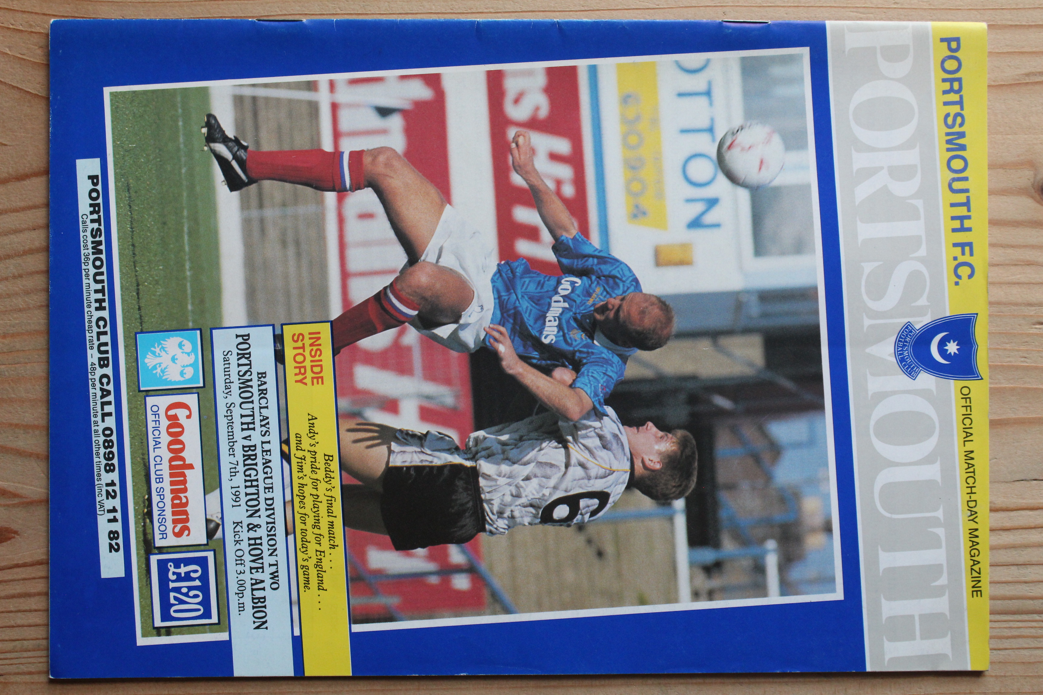 Portsmouth FC v Brighton & Hove Albion FC