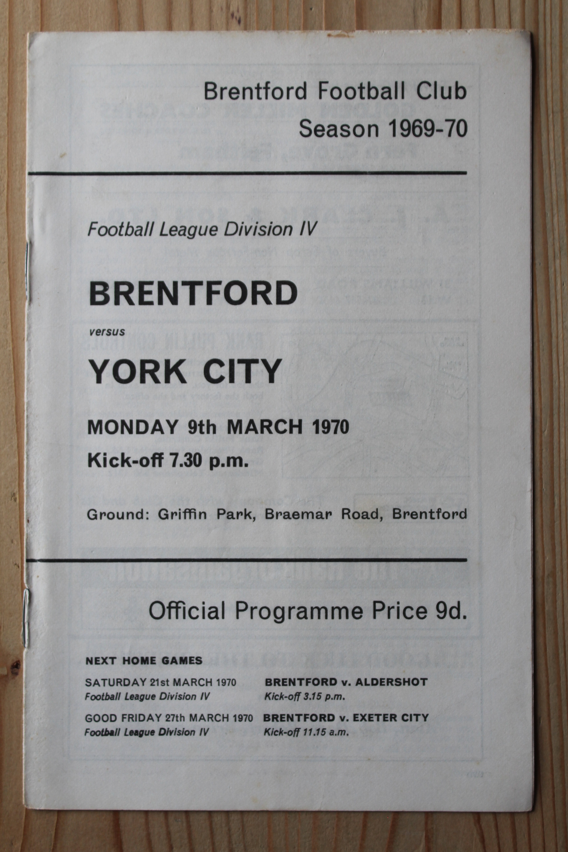 Brentford FC v York City FC