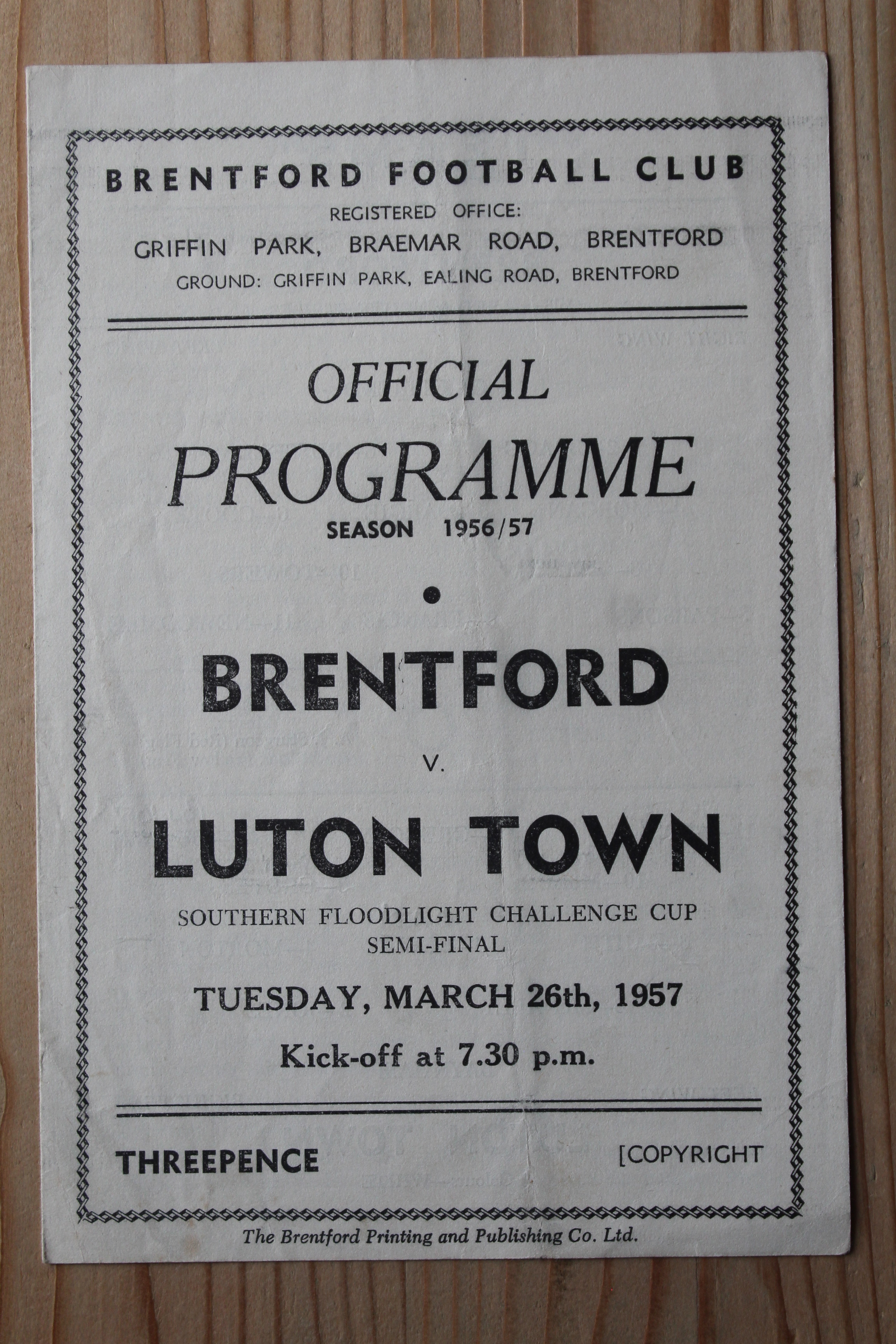 Brentford FC v Luton Town FC