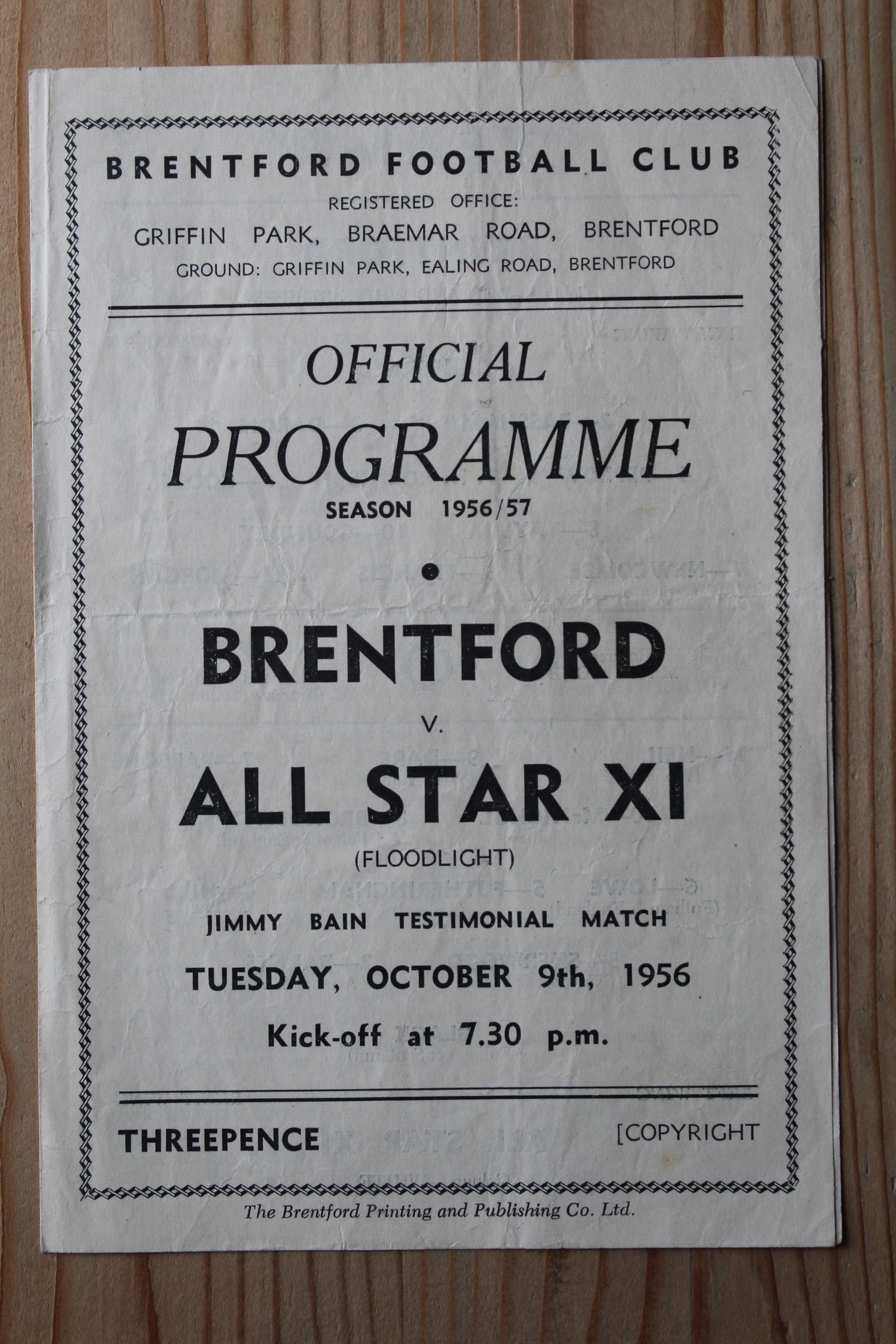 Brentford FC v All Stars XI 