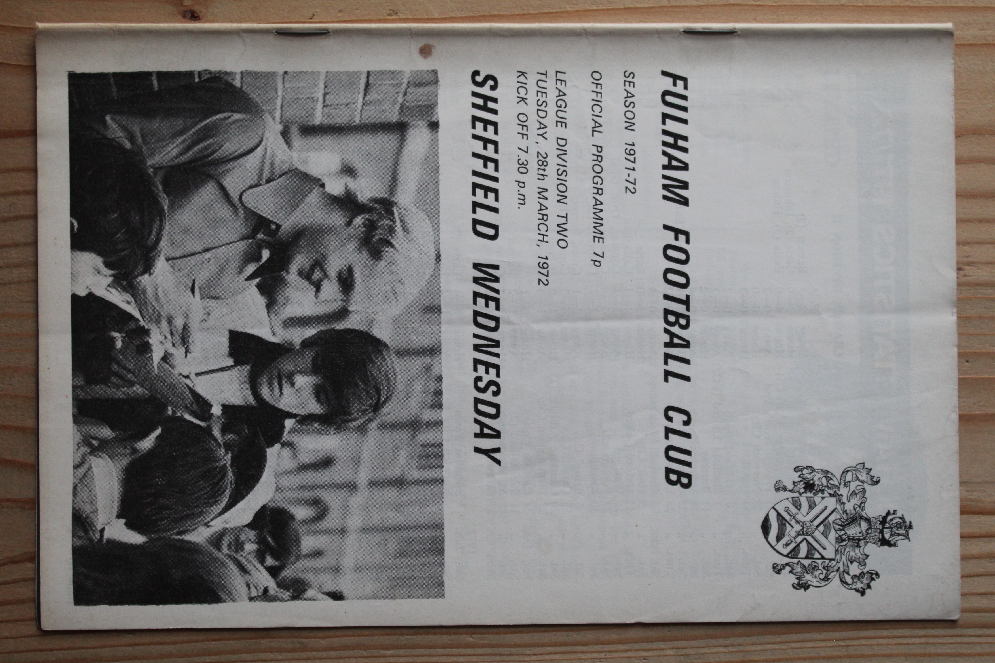 Fulham FC v Sheffield Wednesday FC 