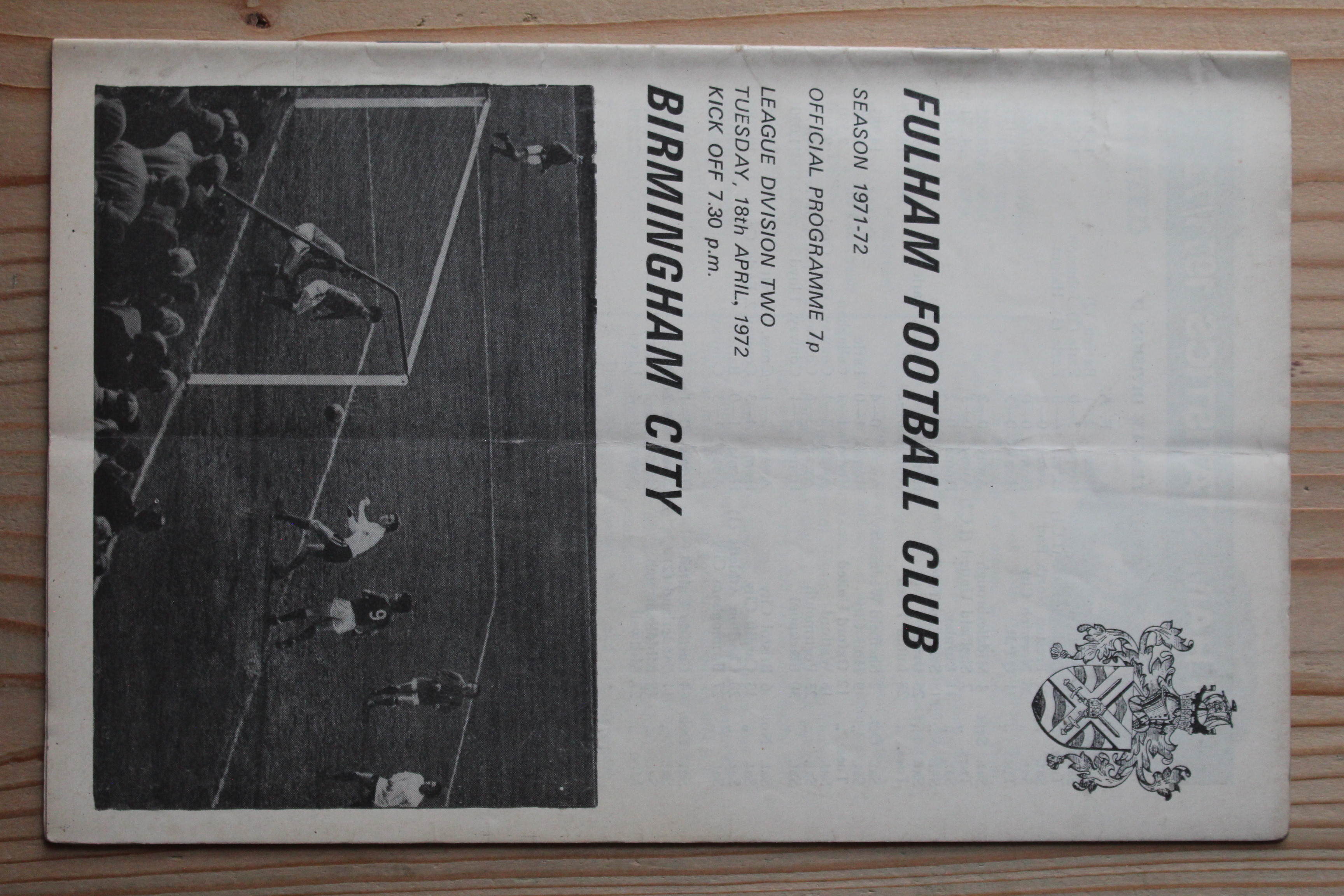 Fulham FC v Birmingham City FC