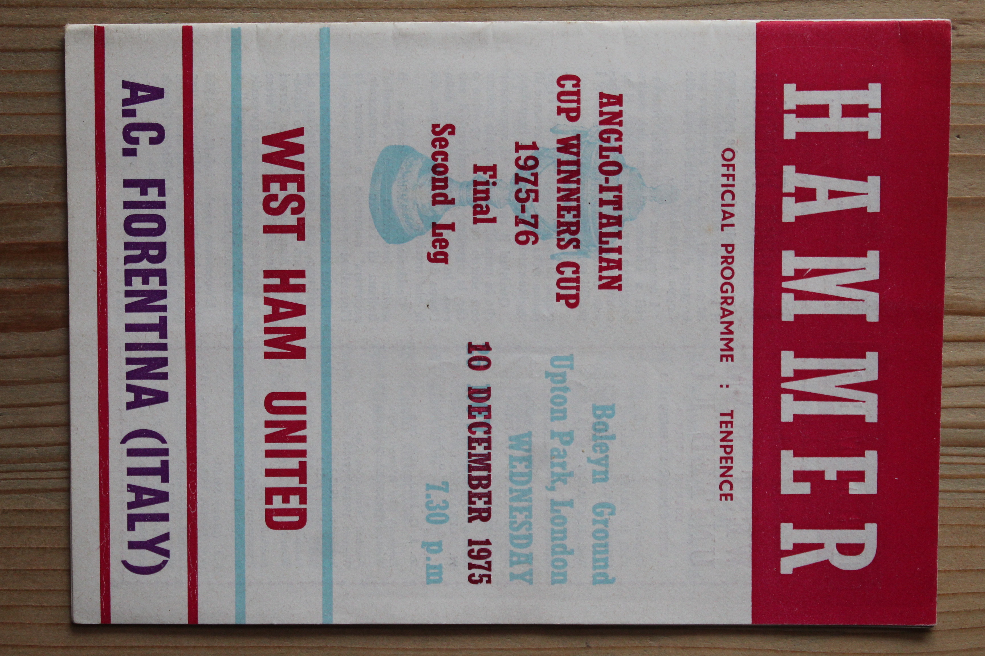 West Ham United FC v Fiorentina