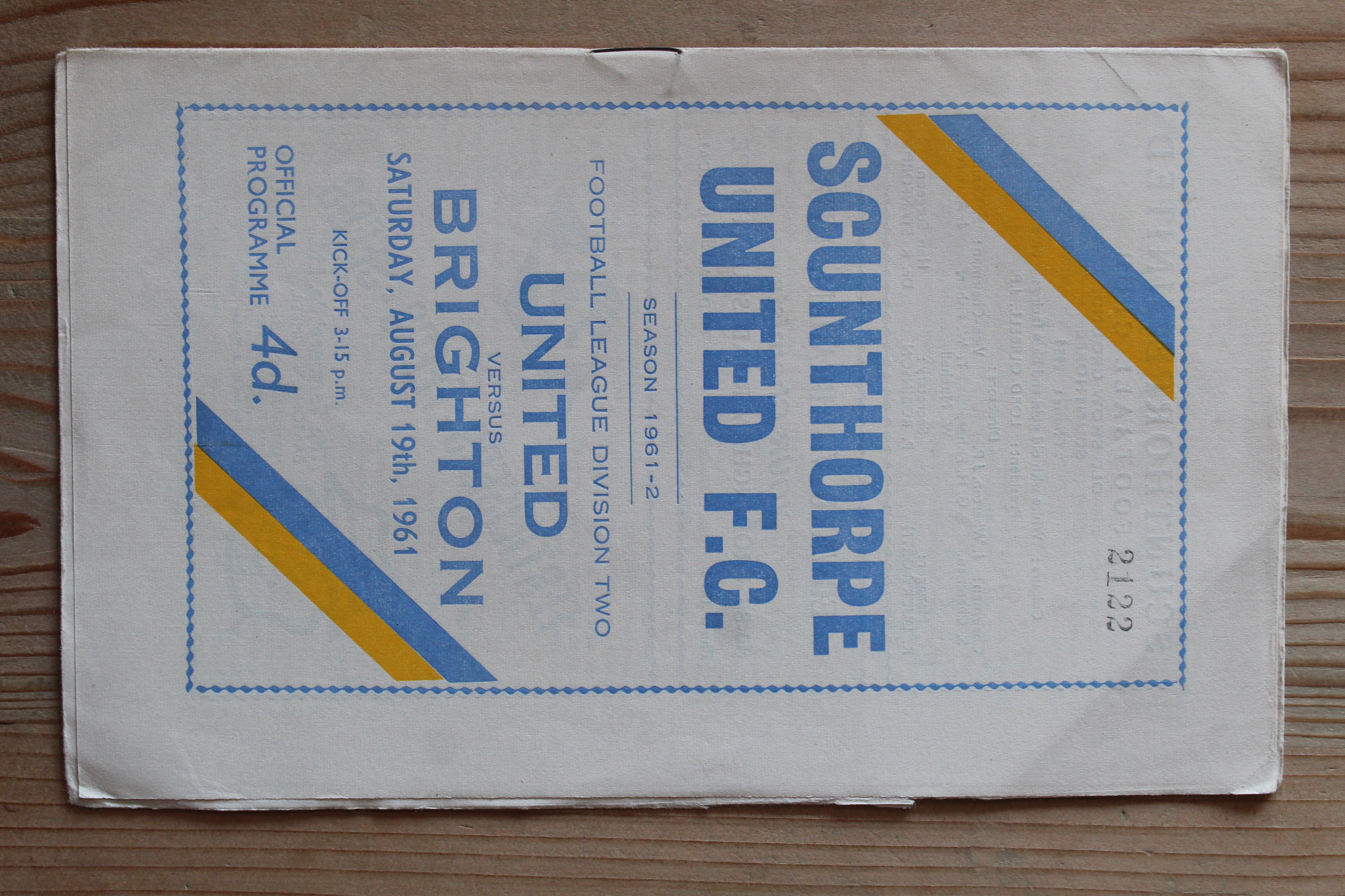 Scunthorpe United FC v Brighton & Hove Albion FC