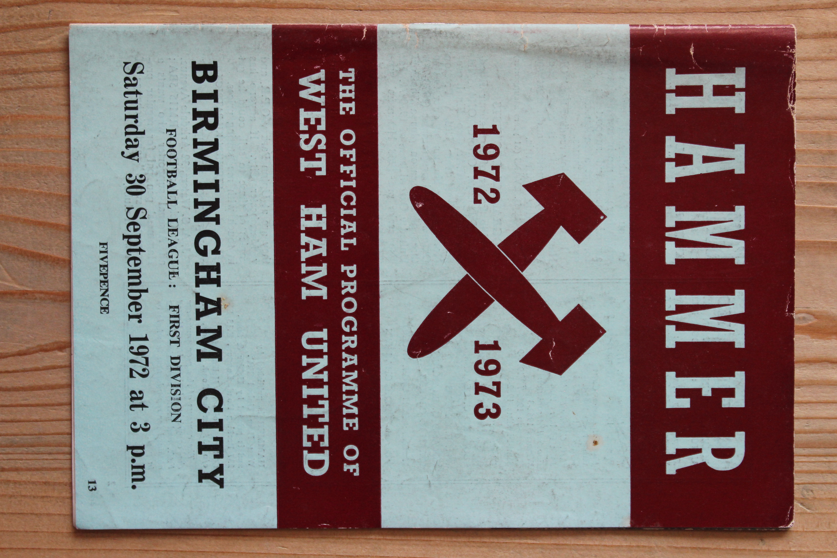 West Ham United FC v Birmingham City FC