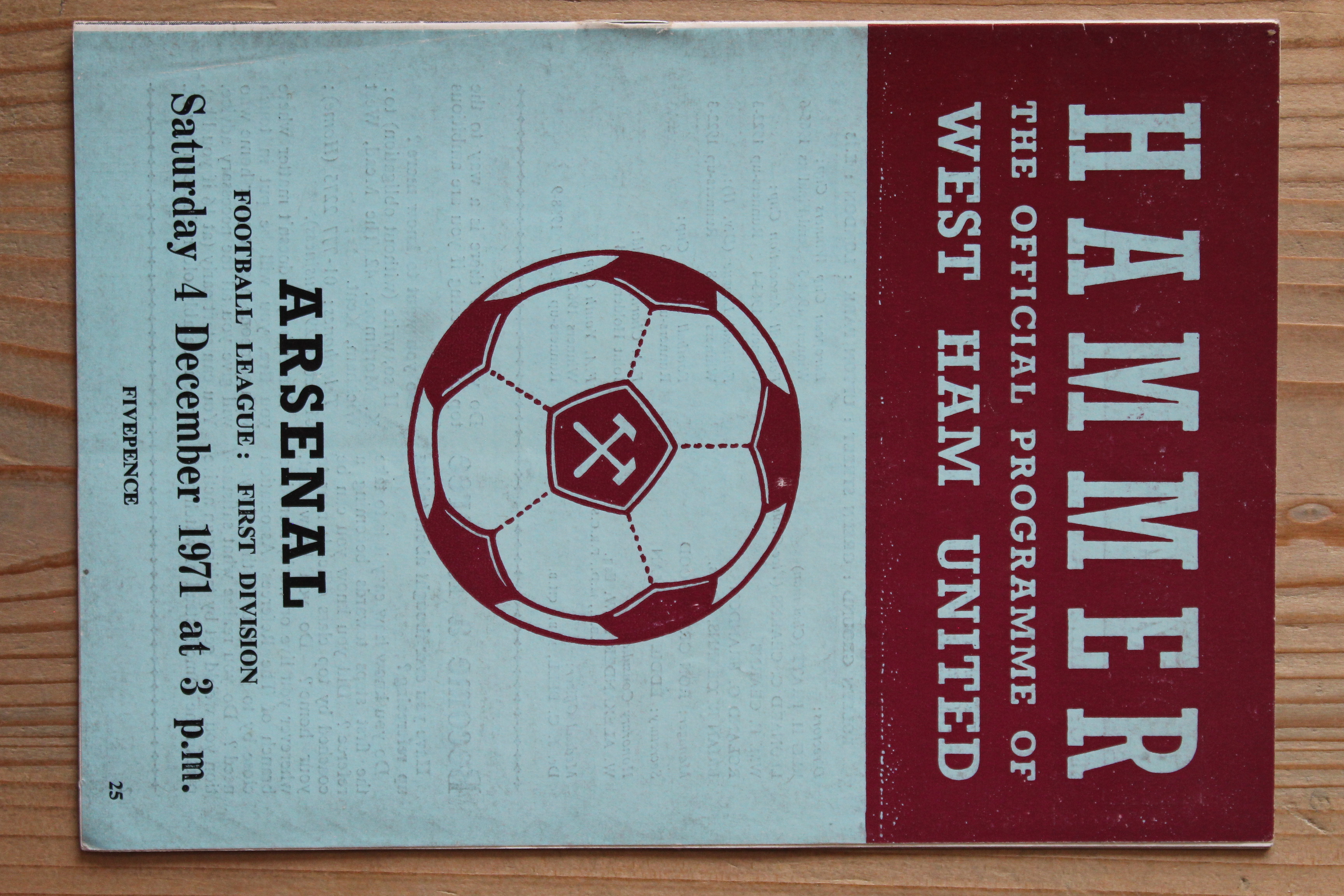 West Ham United FC v Arsenal FC