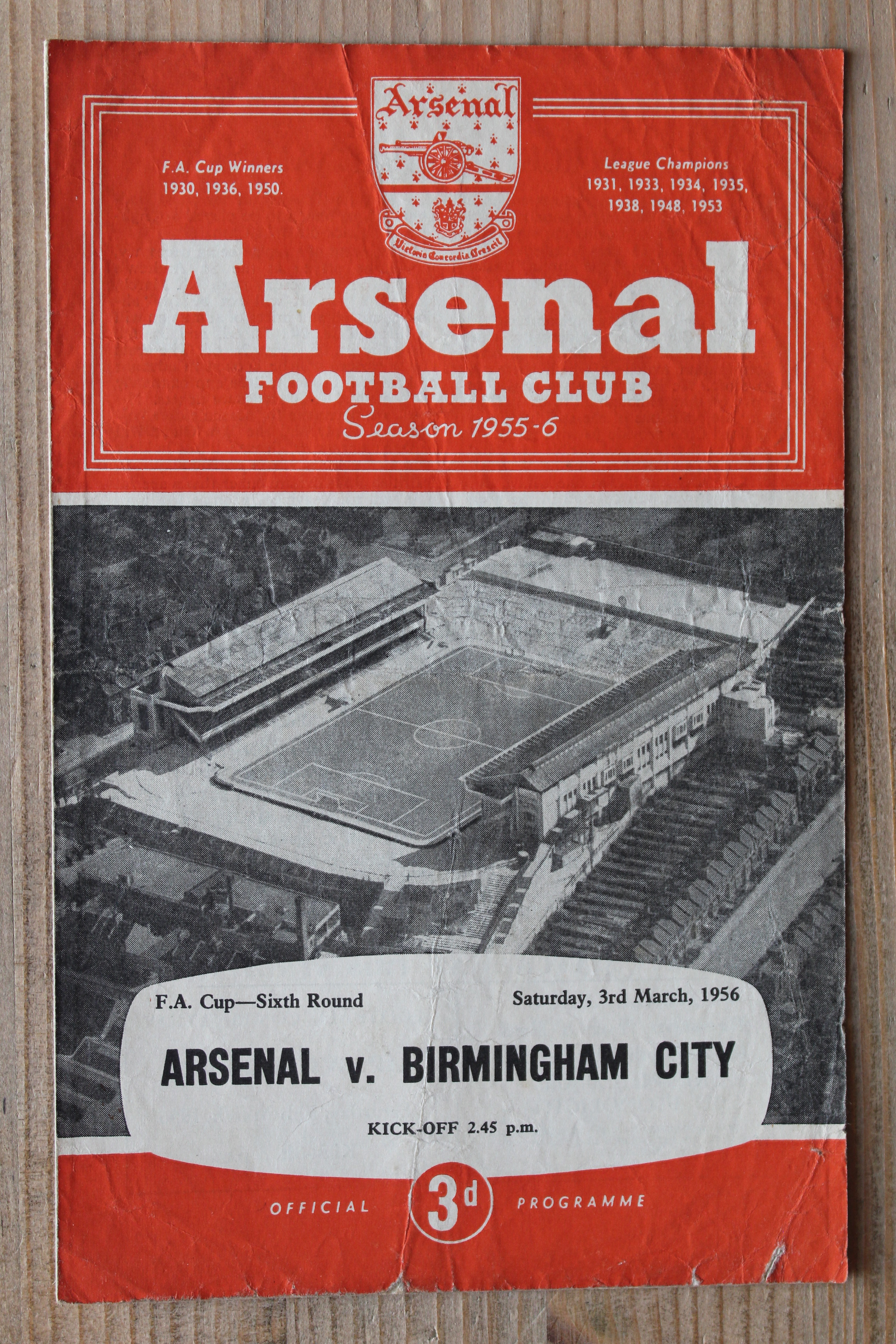 Arsenal FC v Birmingham City FC