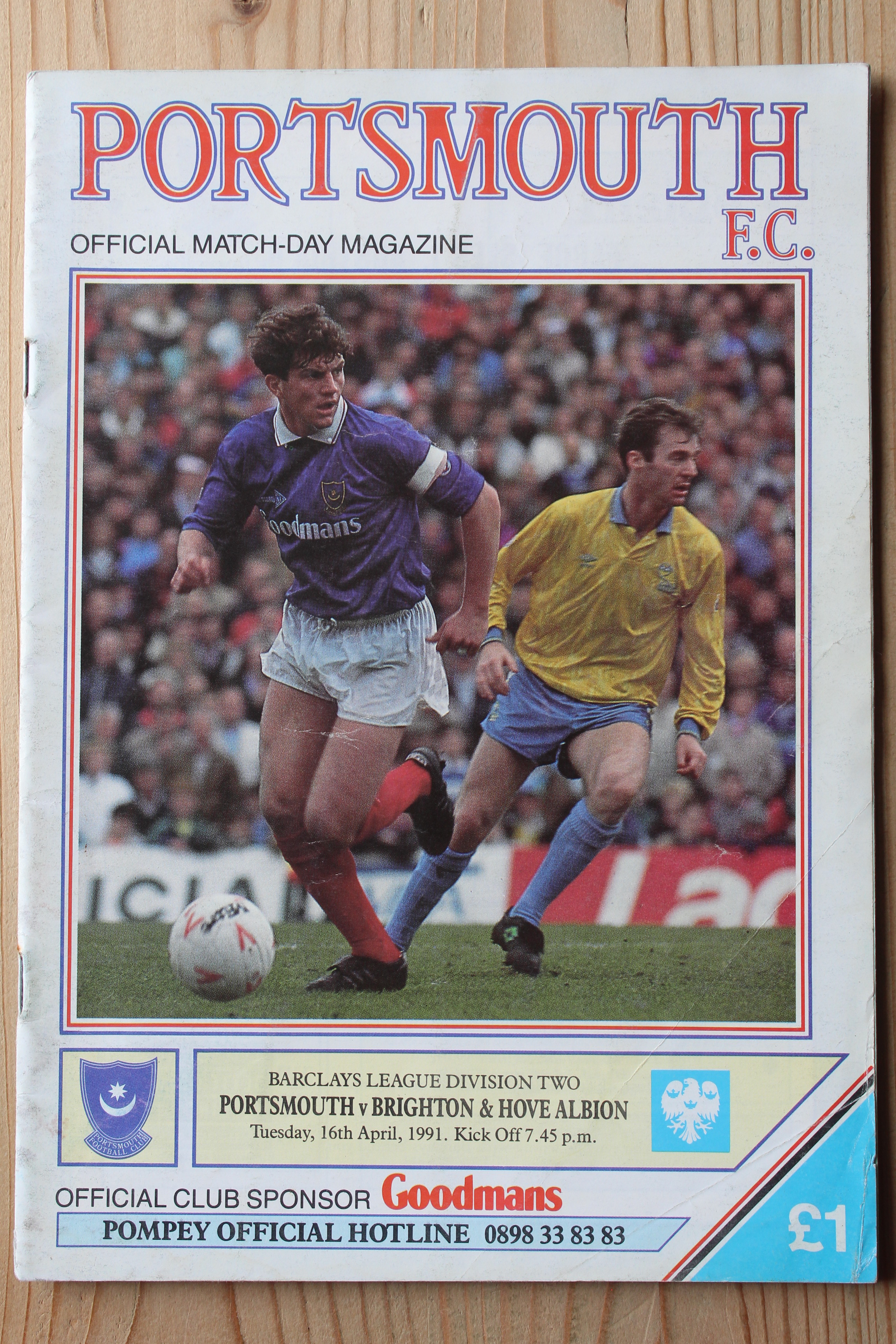 Portsmouth FC v Brighton & Hove Albion FC