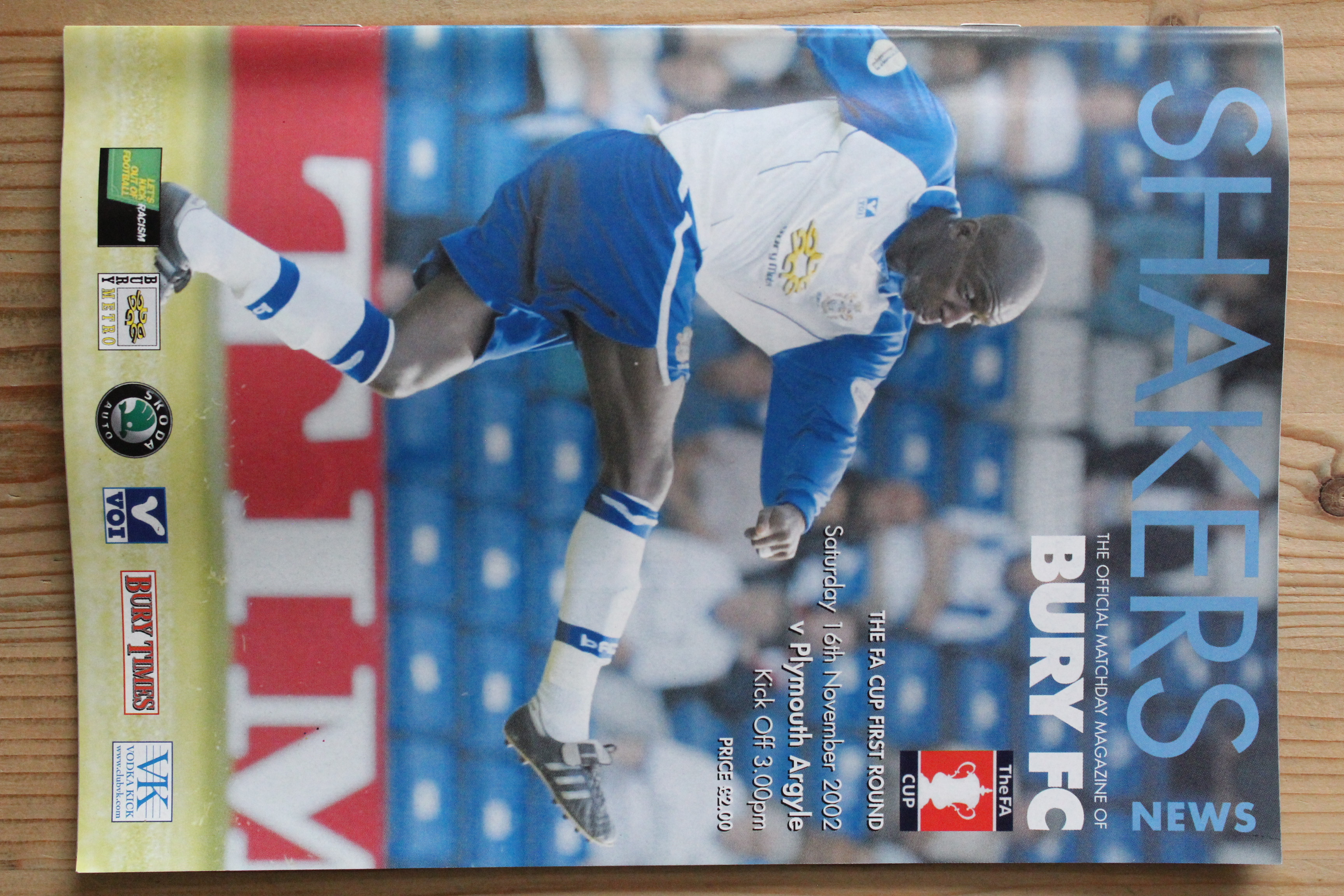 Bury FC v Plymouth Argyle FC