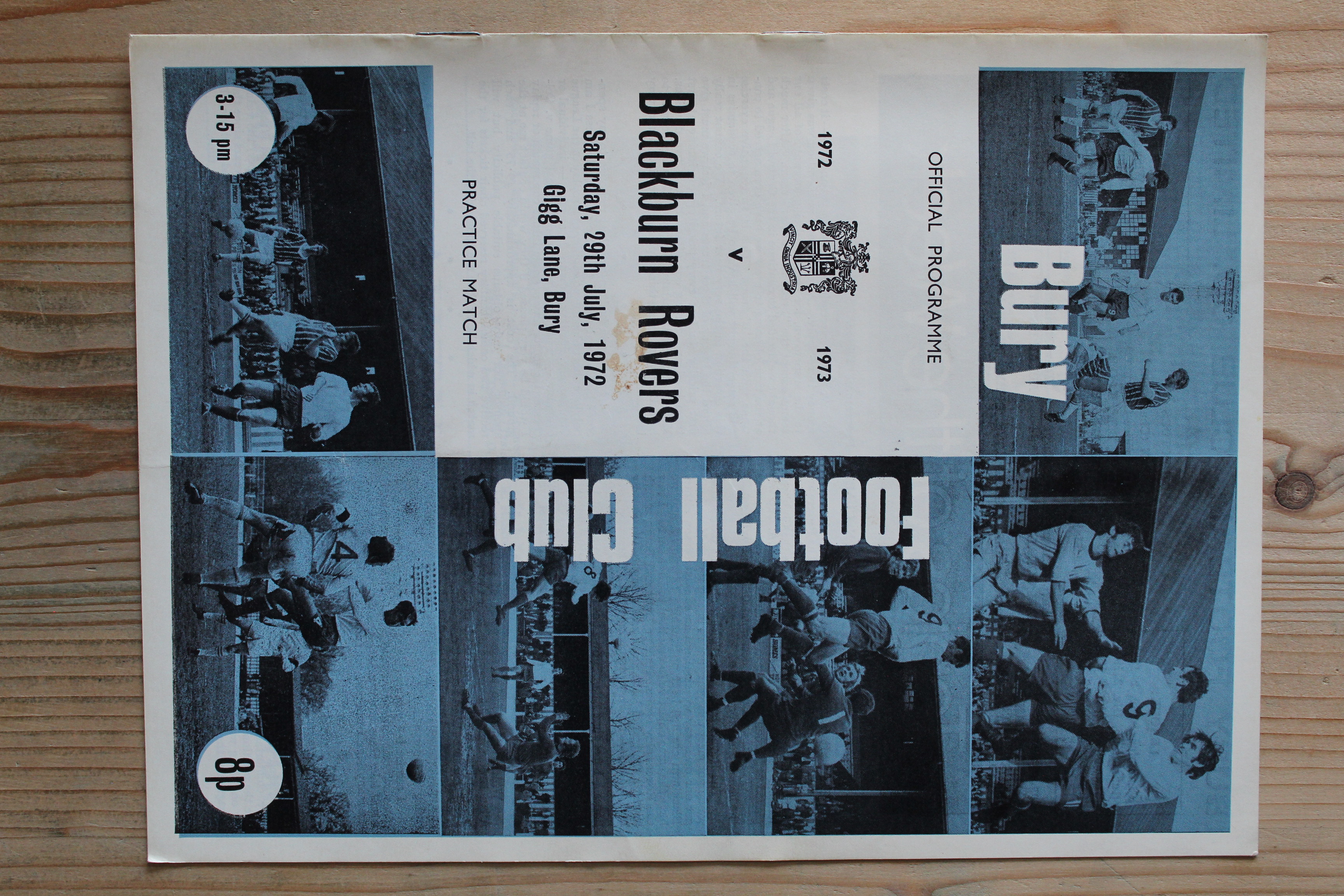 Bury FC v Blackburn Rovers FC