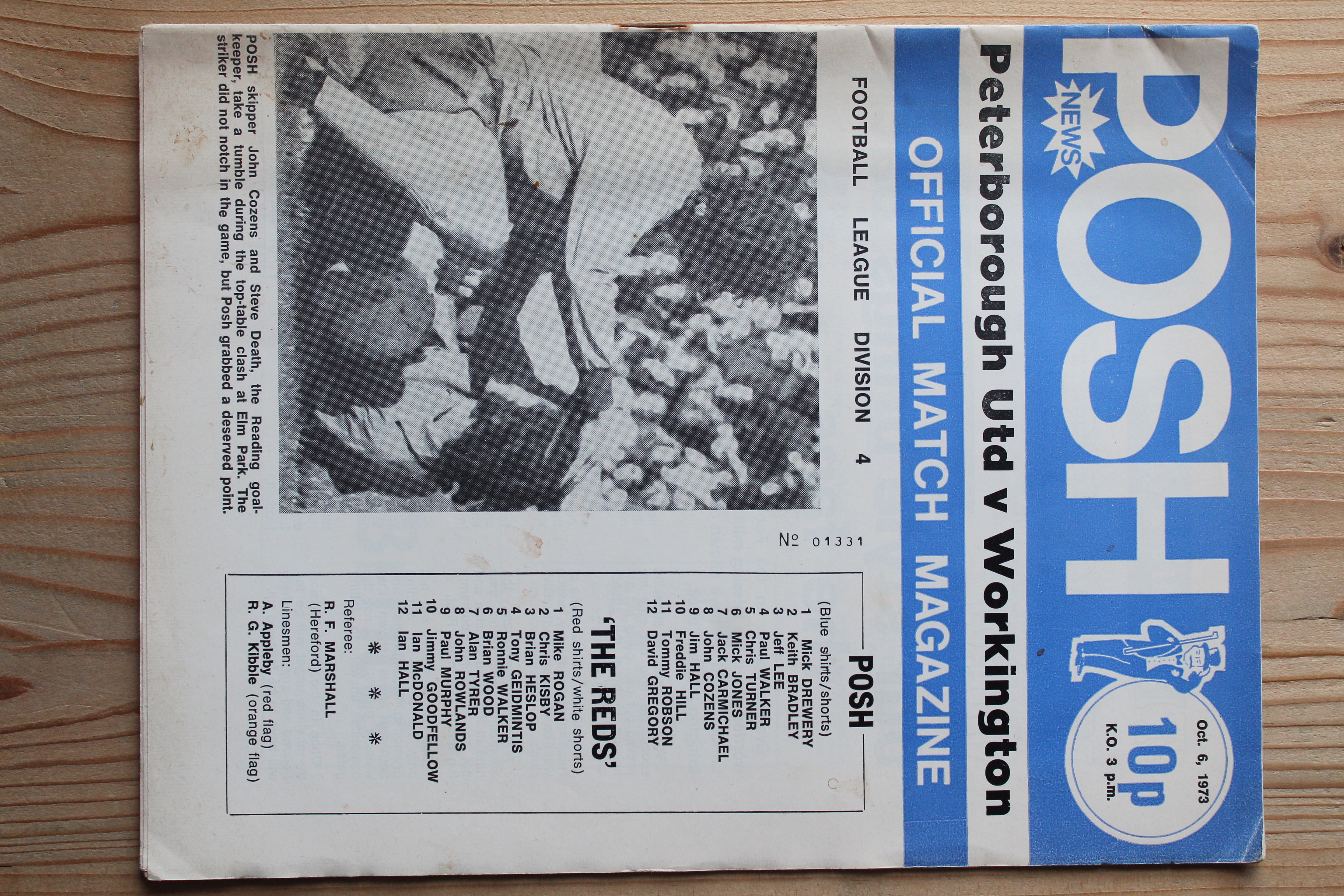 Peterborough United FC v Workington