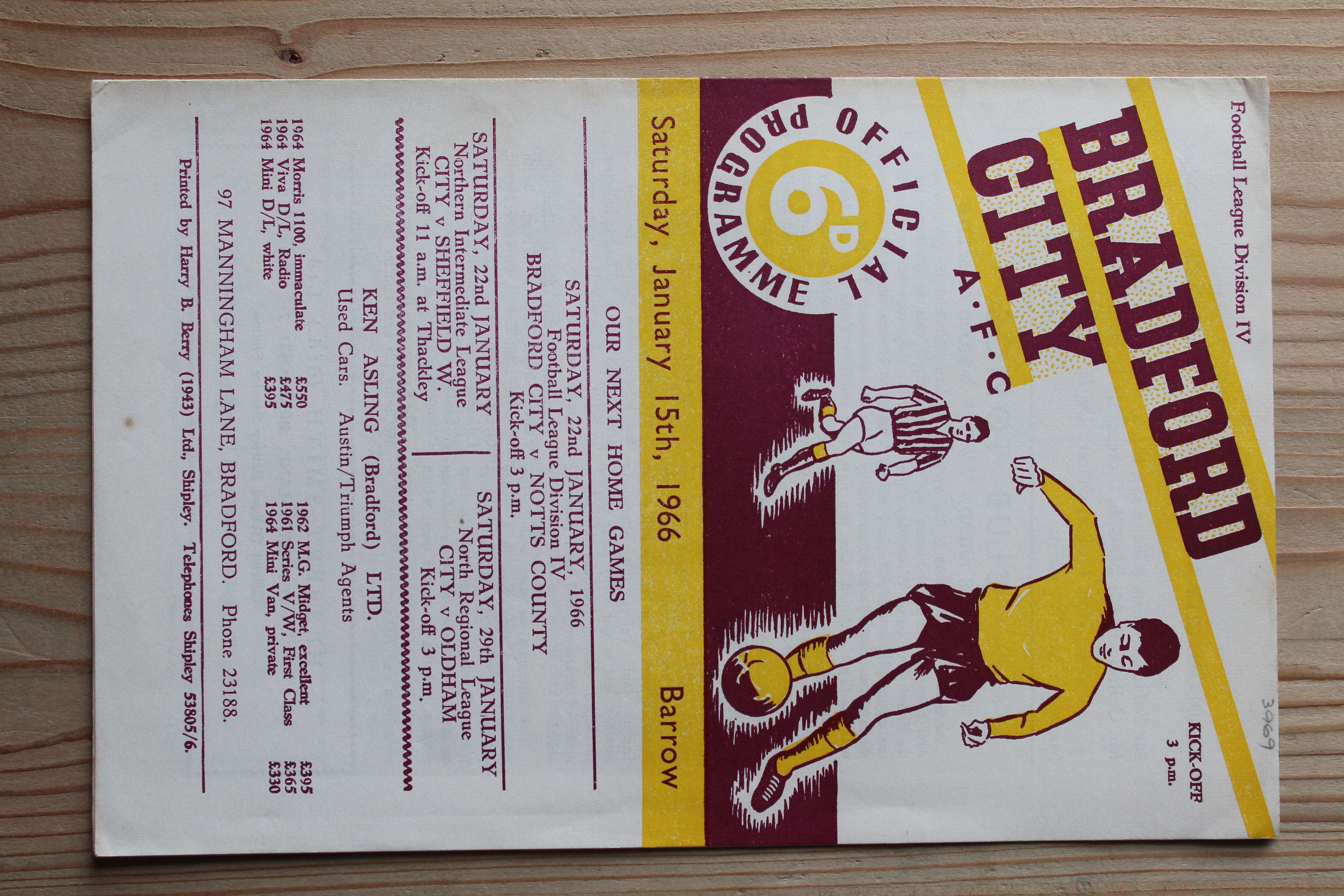 Bradford City FC v Barrow