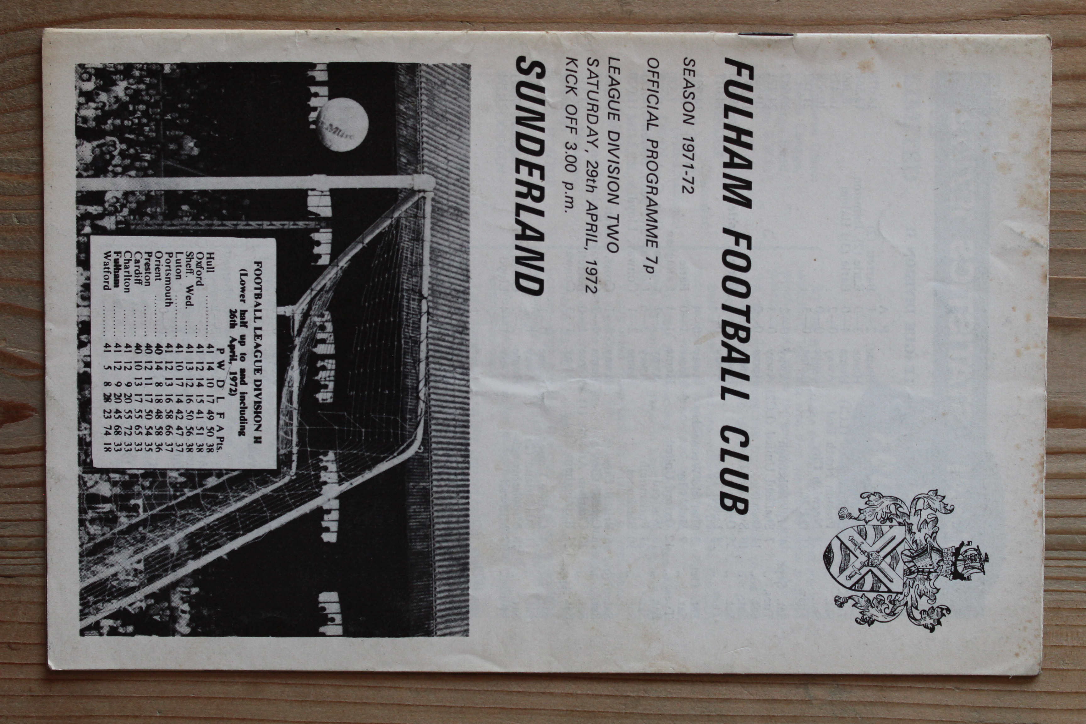 Fulham FC v Sunderland FC