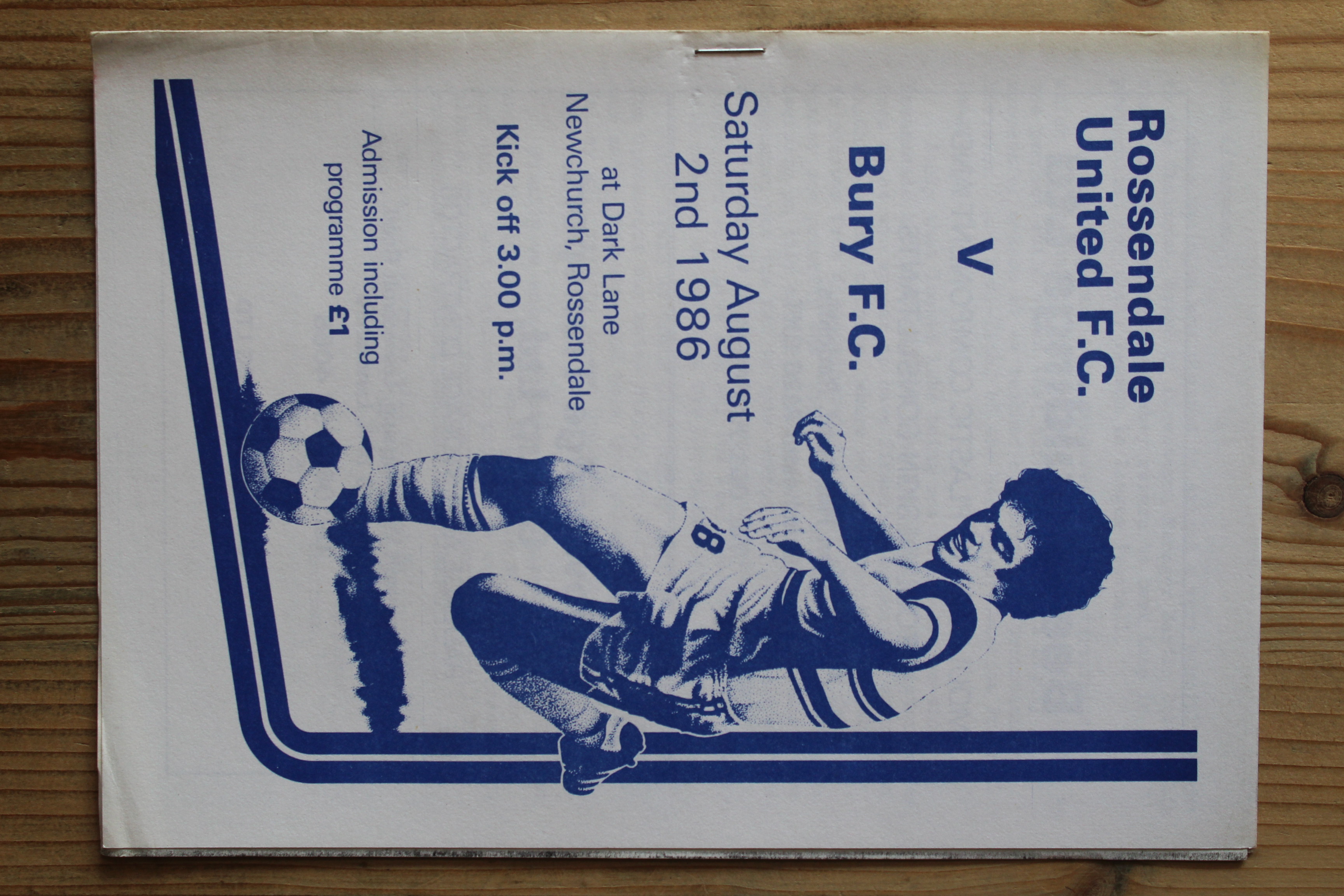 Rossendale United v Bury FC