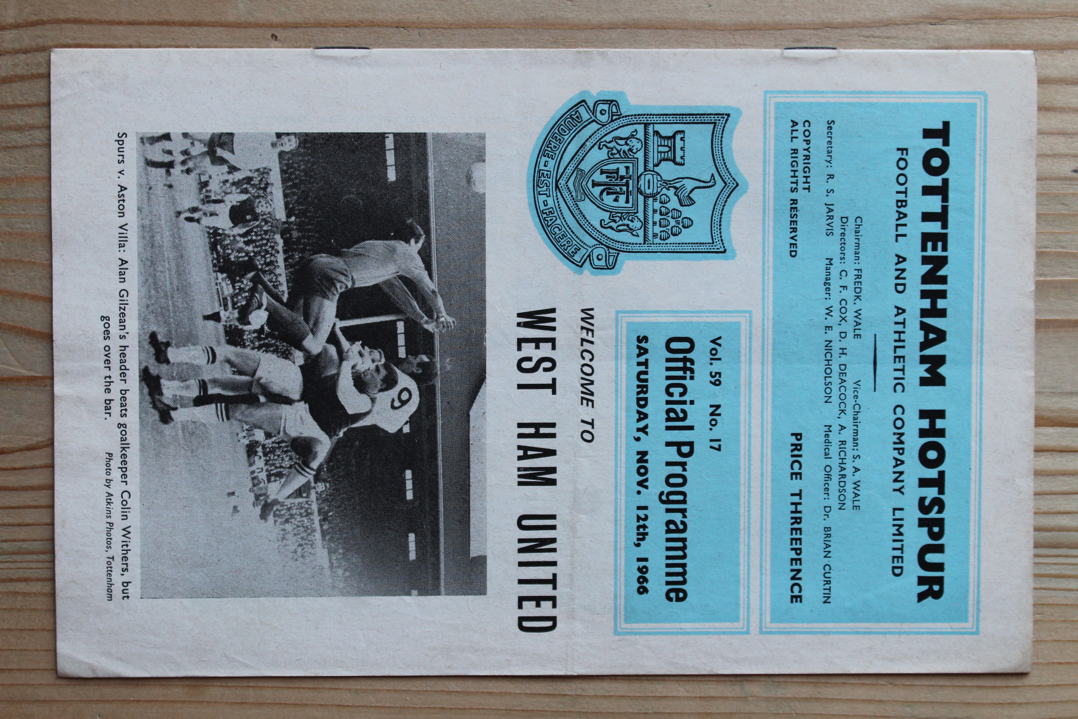 Tottenham Hotspur FC v West Ham United FC