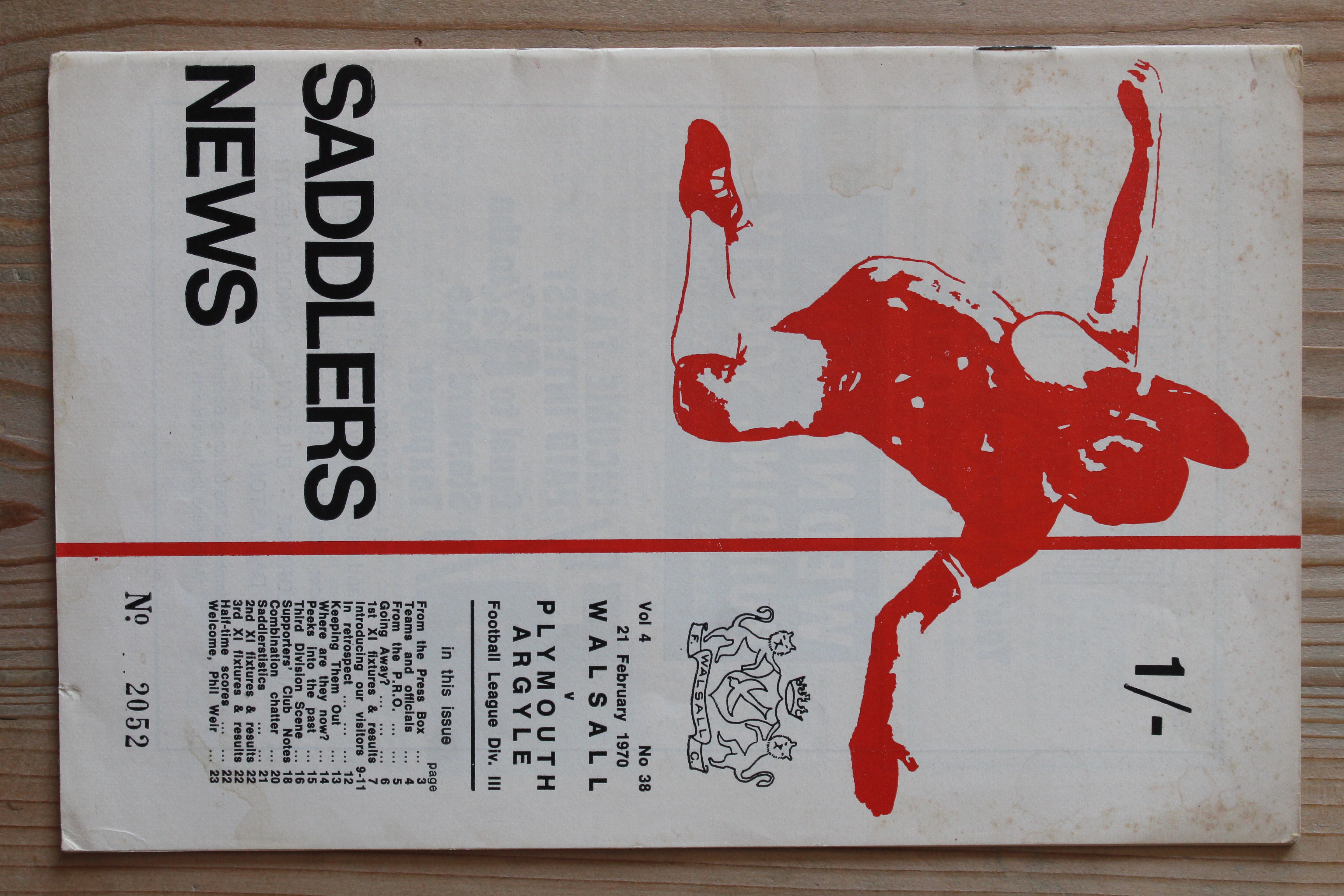 Walsall FC v Plymouth Argyle FC