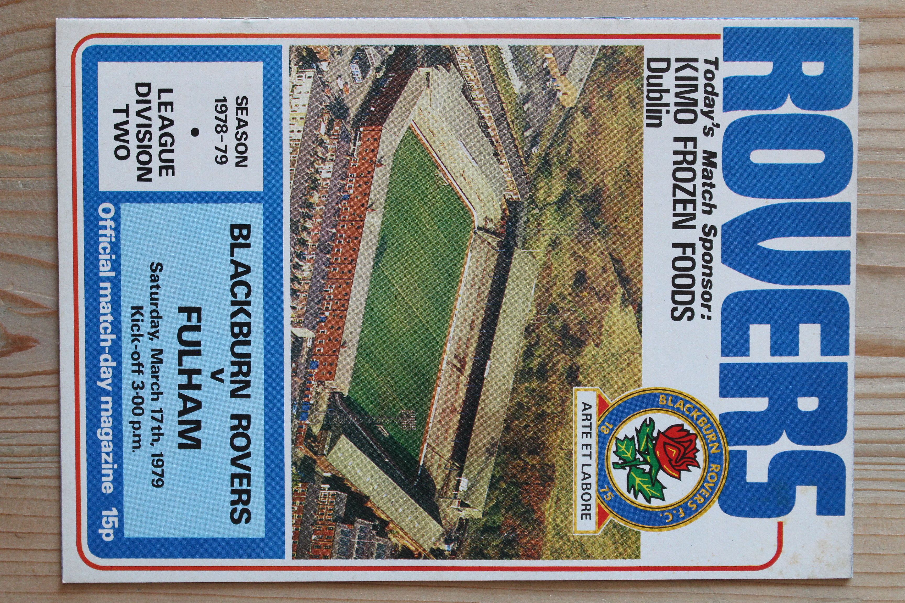 Blackburn Rovers FC v Fulham FC