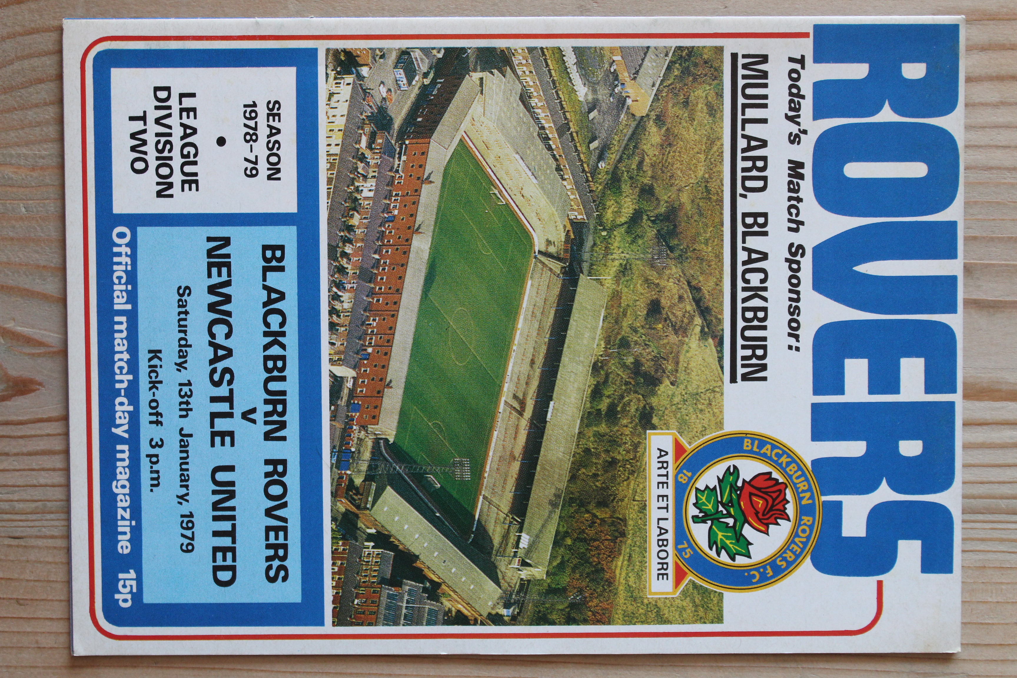 Blackburn Rovers FC v Newcastle United FC