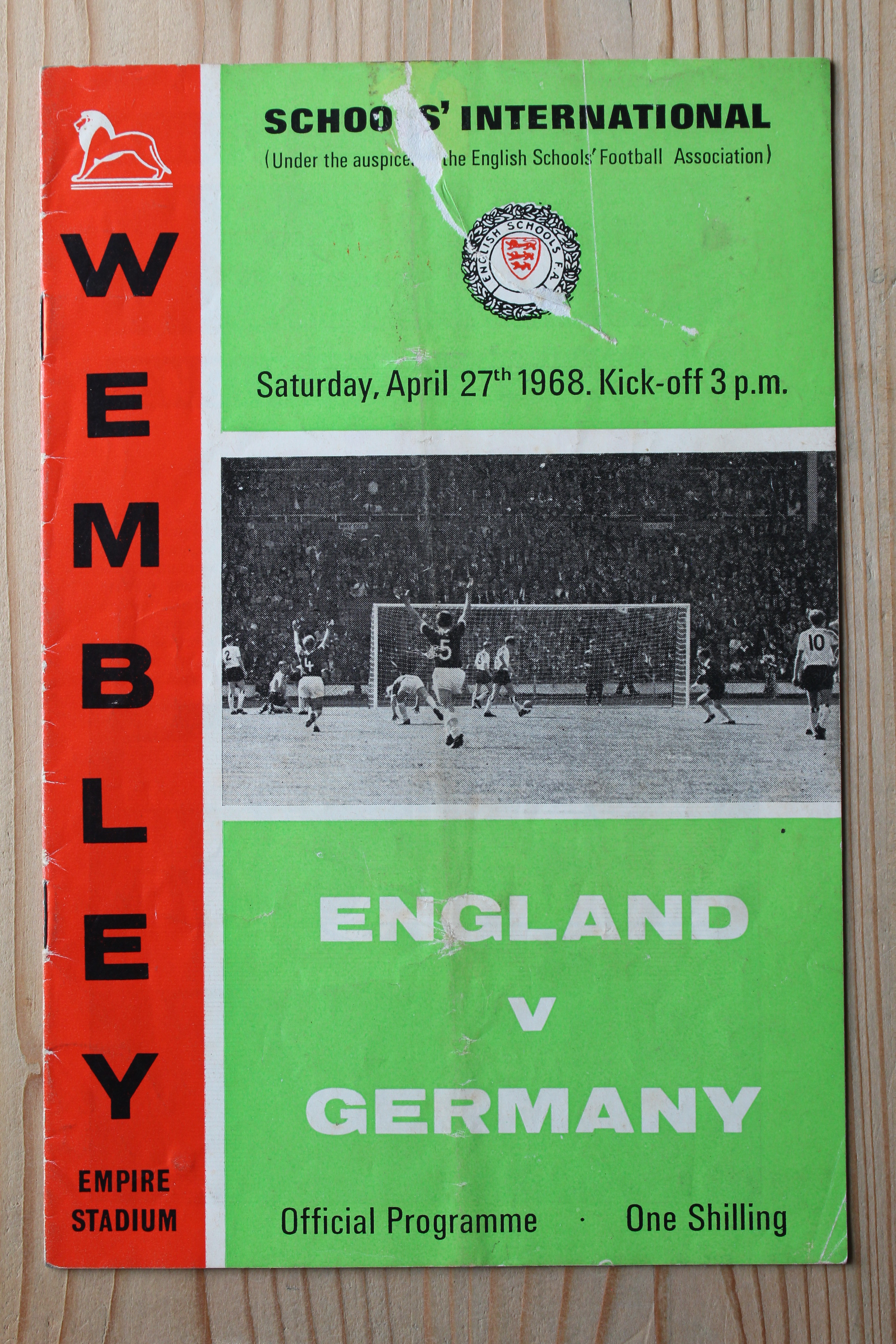 England (Schools) v West Germany (Schools)