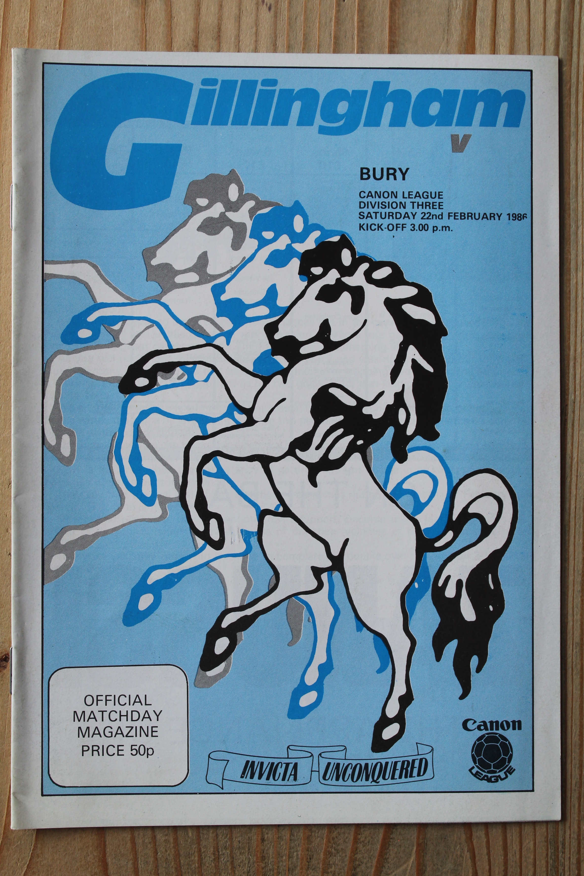 Gillingham FC v Bury FC