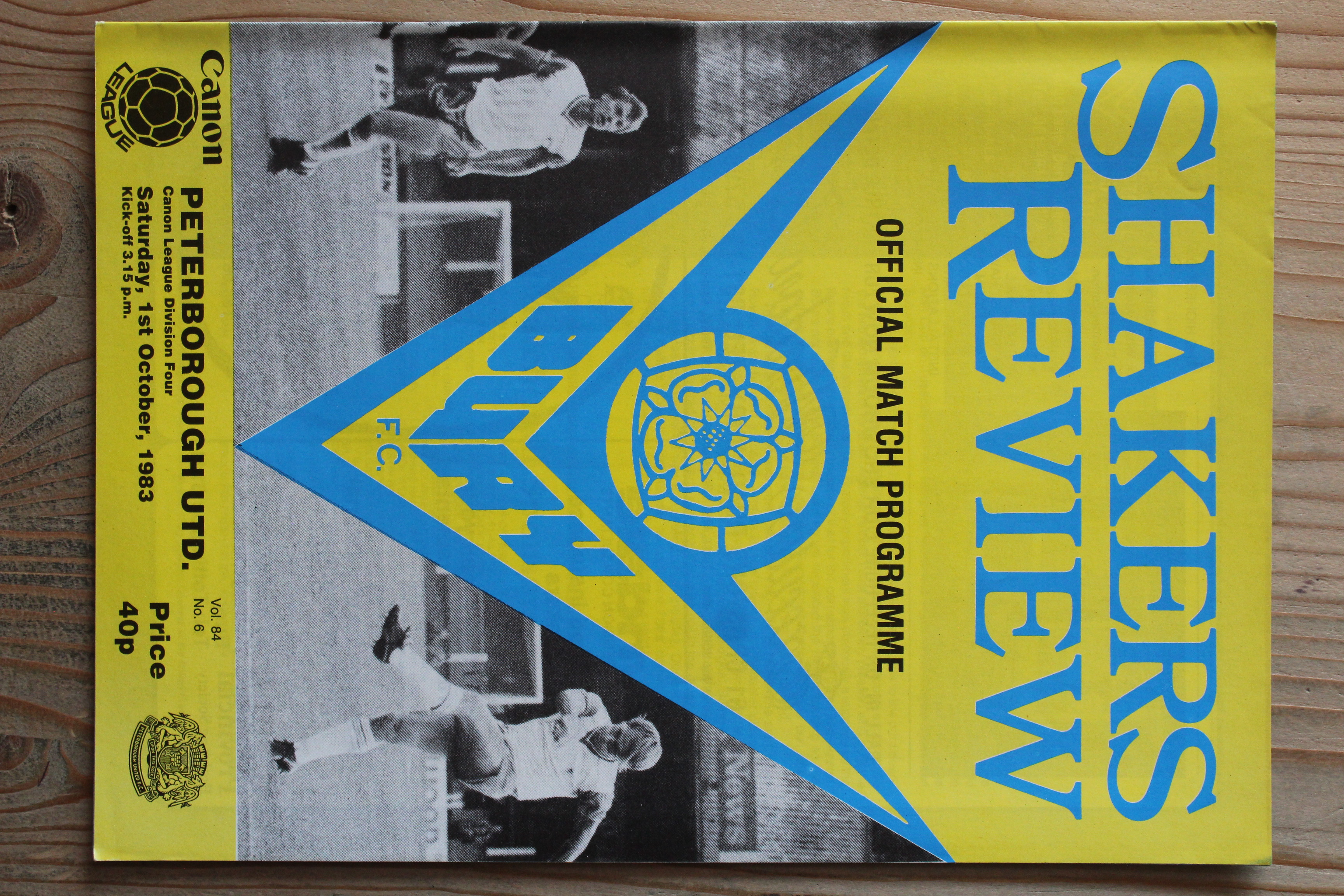 Bury FC v Peterborough United FC