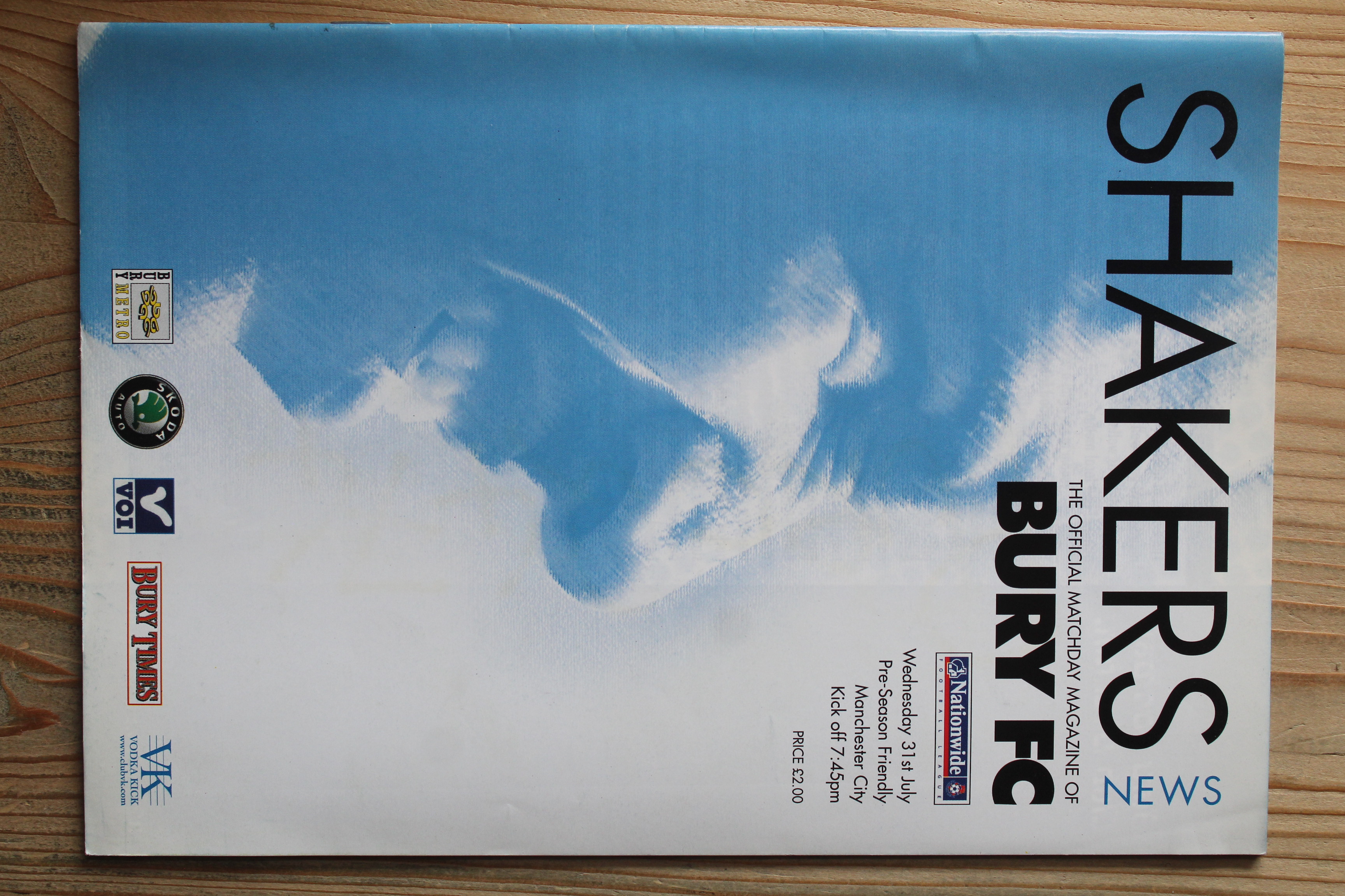 Bury FC v Manchester City FC