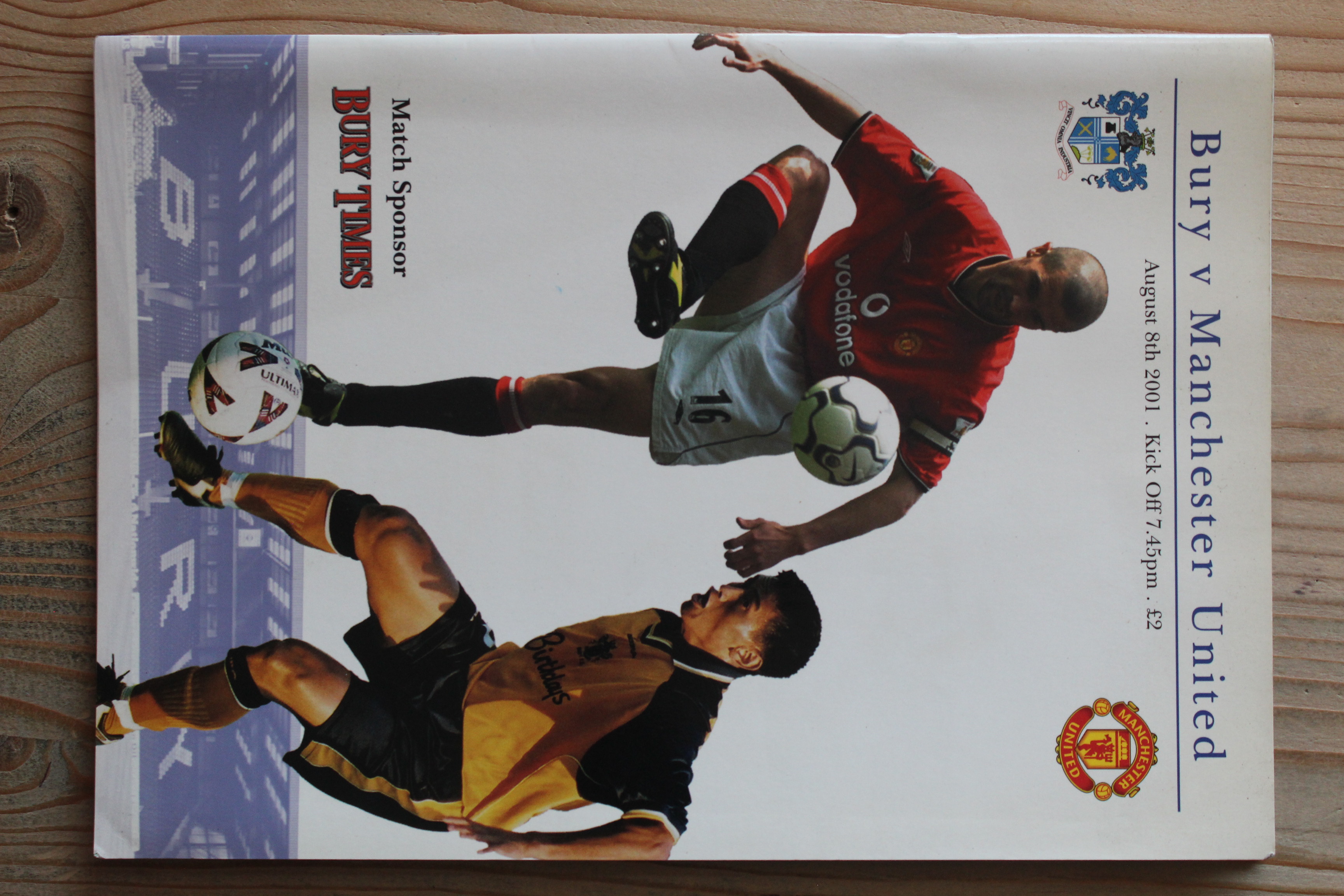 Bury FC v Manchester United FC