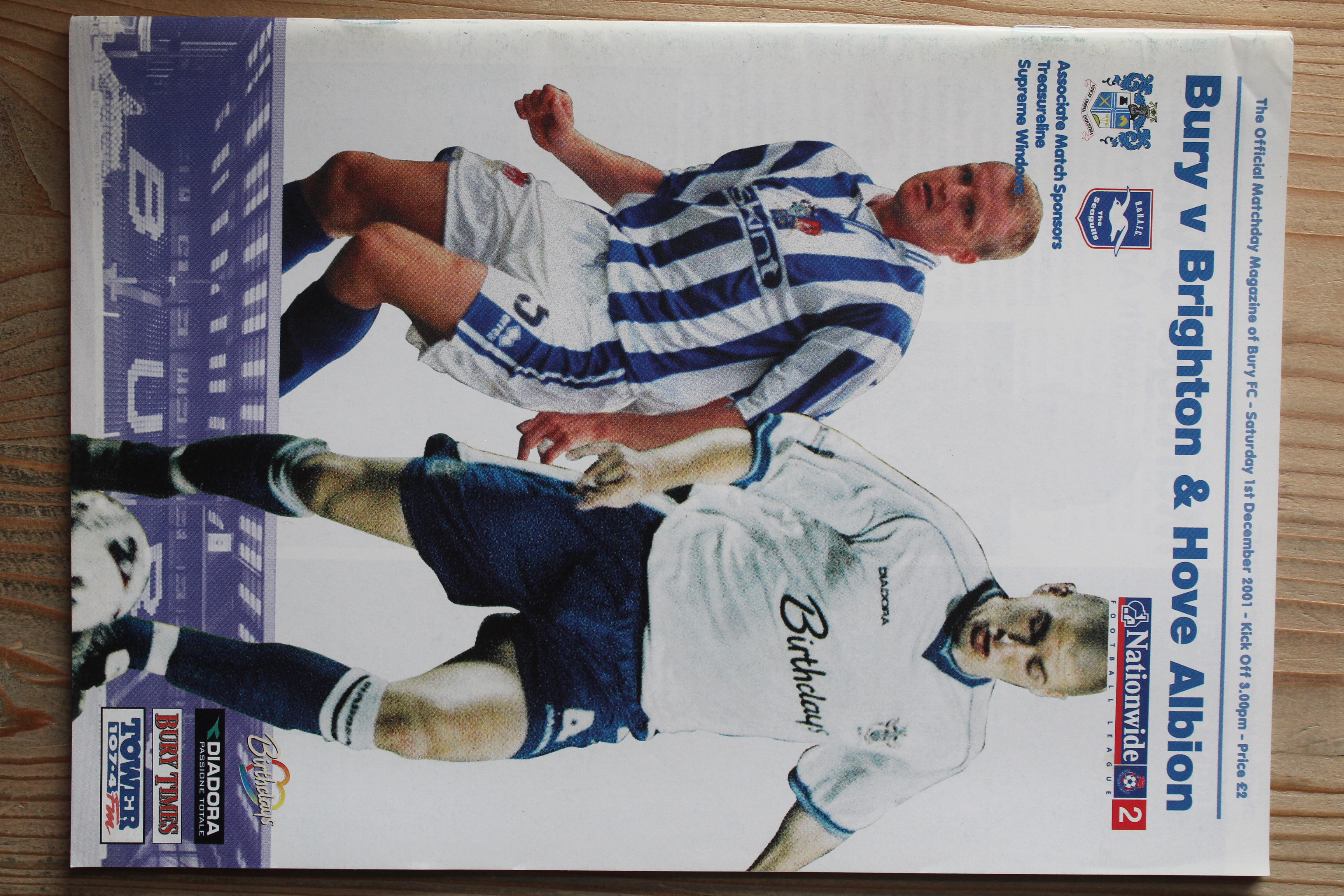 Bury FC v Brighton & Hove Albion FC