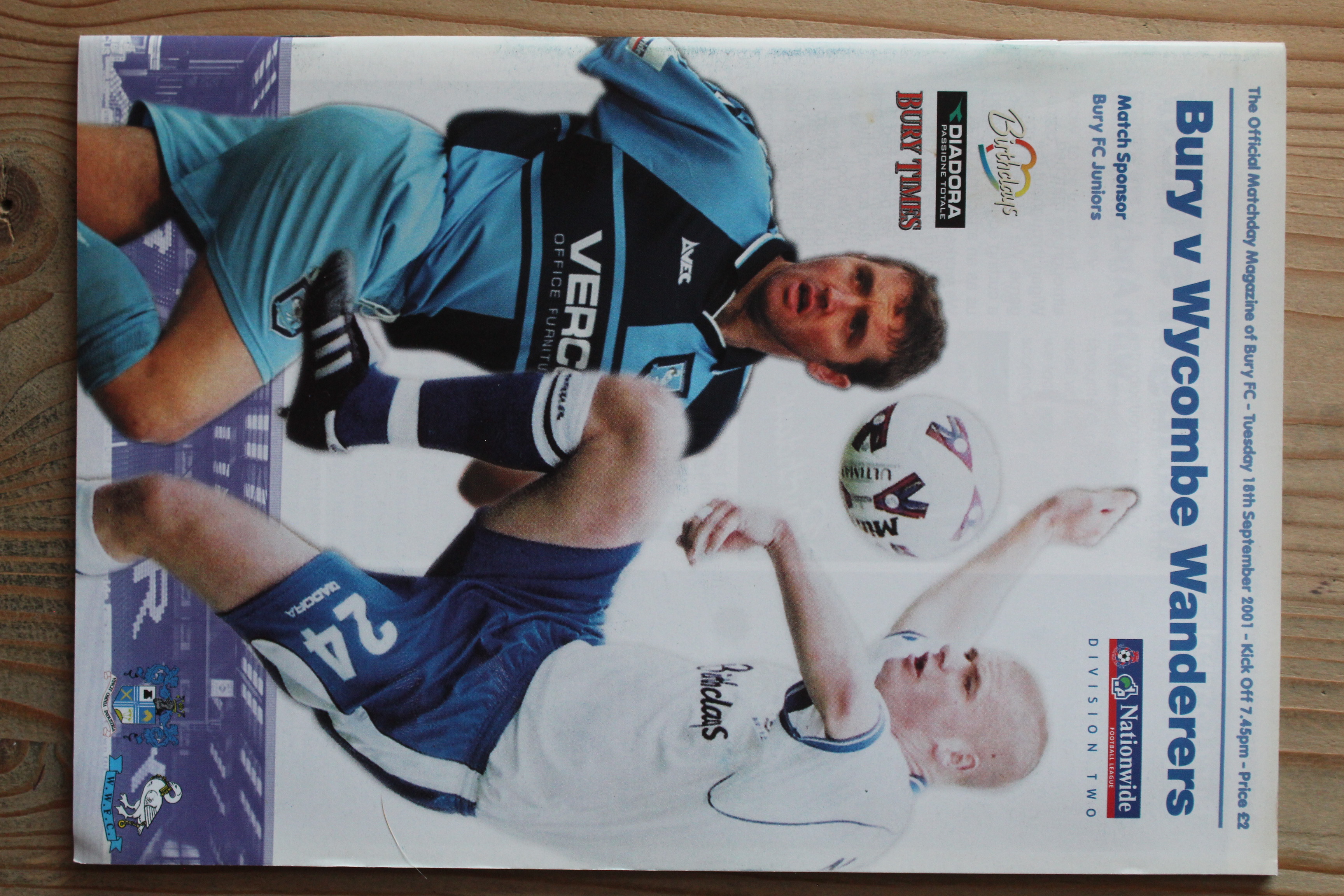 Bury FC v Wycombe Wanderers FC