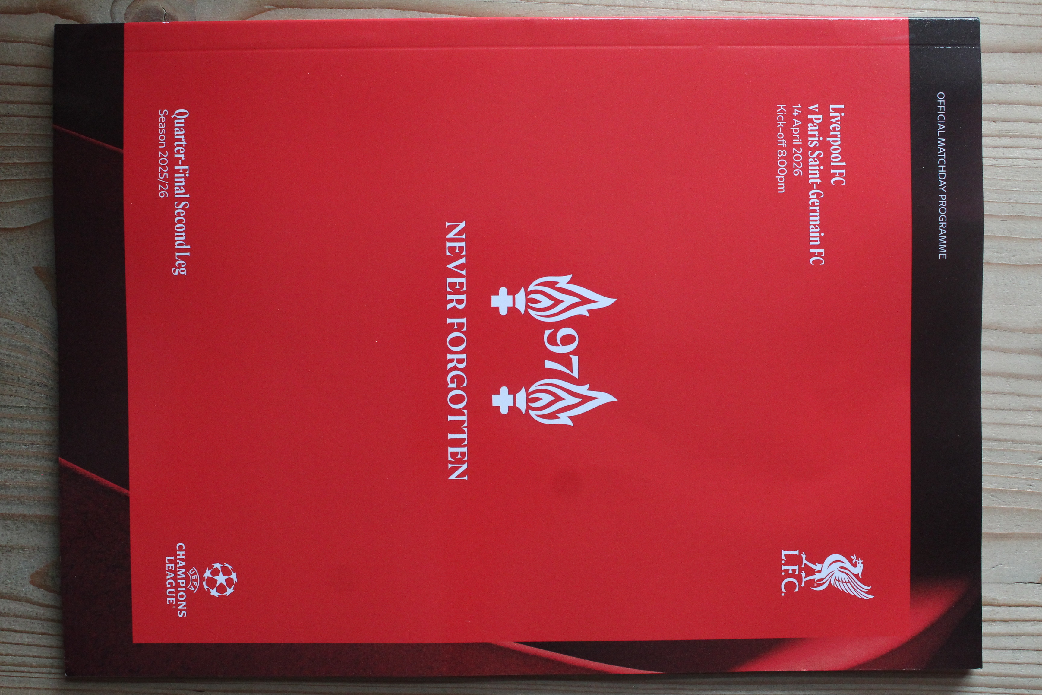 Liverpool FC v Paris St Germain (P.S.G)