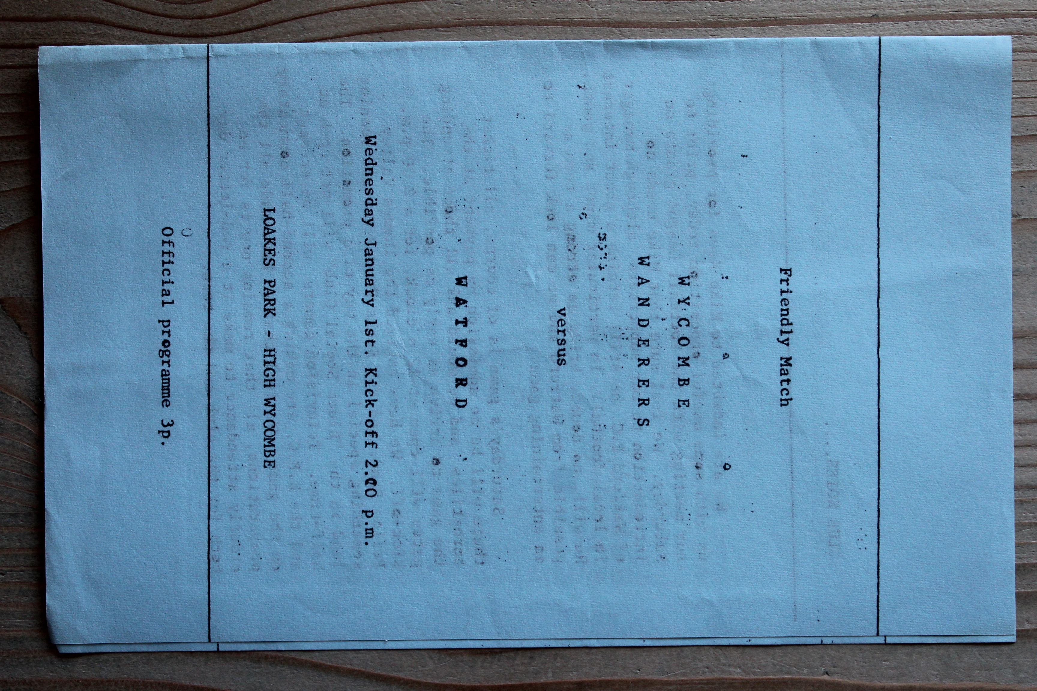 Wycombe Wanderers FC v Watford FC