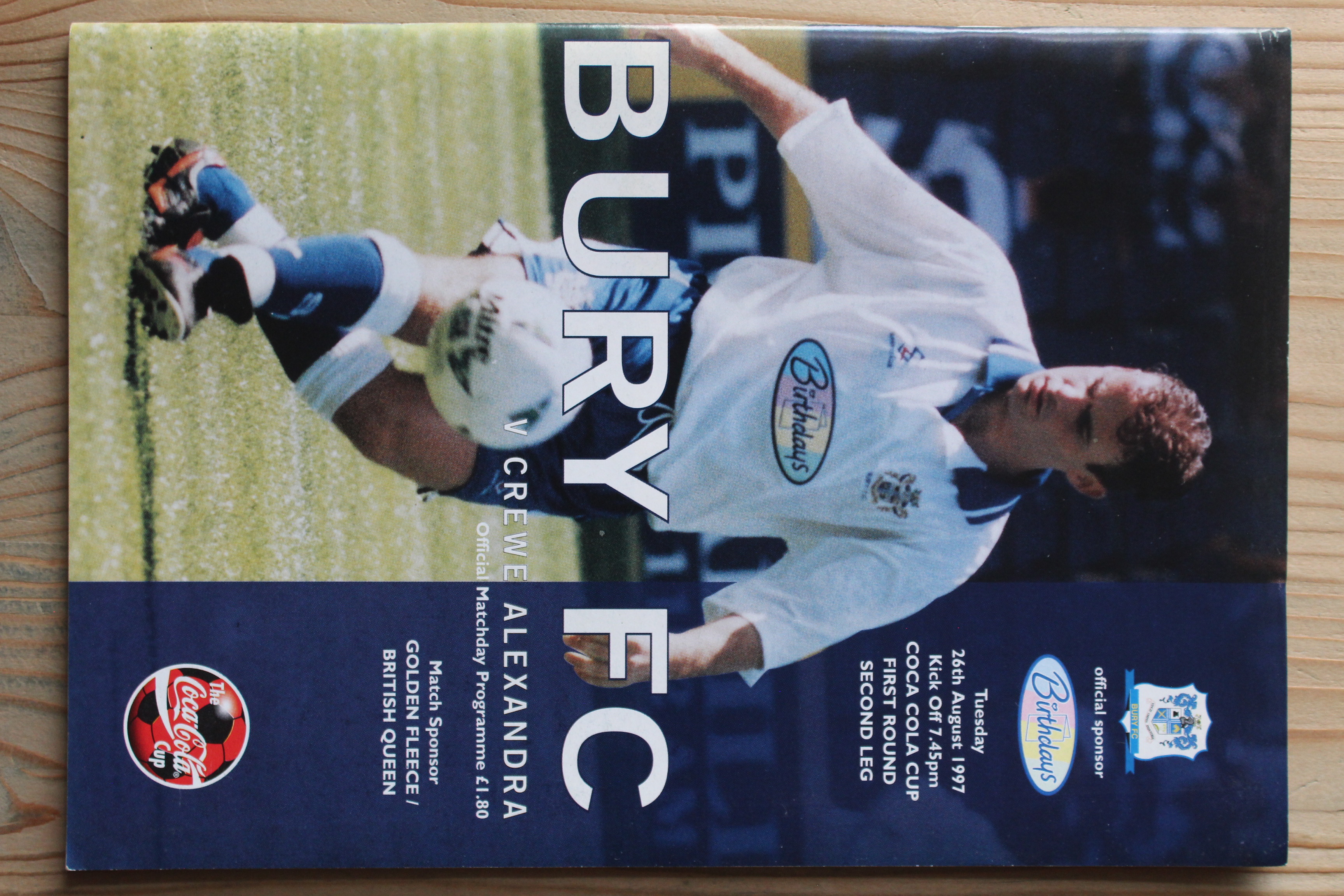 Bury FC v Crewe Alexandra FC